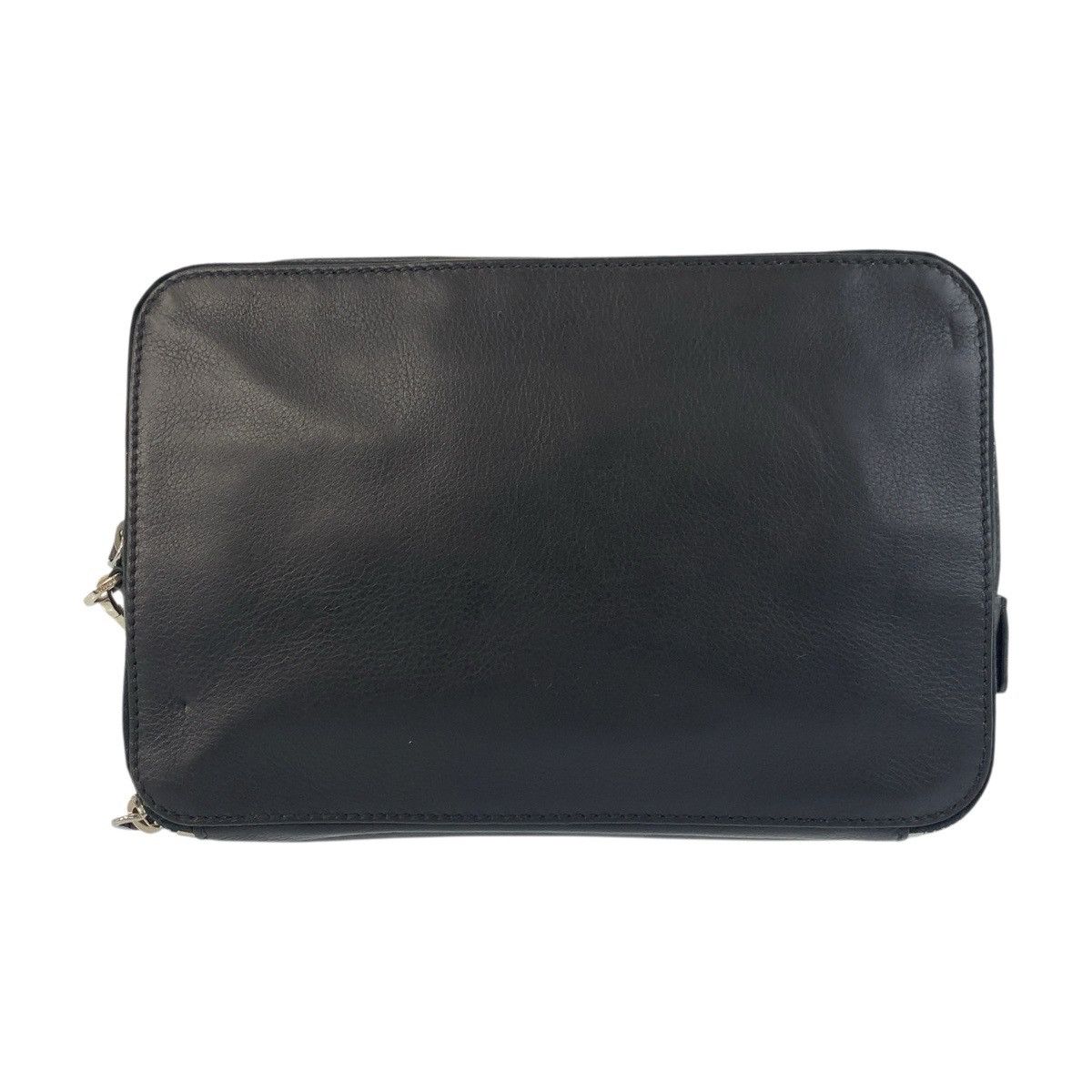 Prada Prada Prada Triangle Logo Leather Clutch Bag Leather Clutch Bag DUTY FREE for USA Size ONE SIZE - 2 Thumbnail