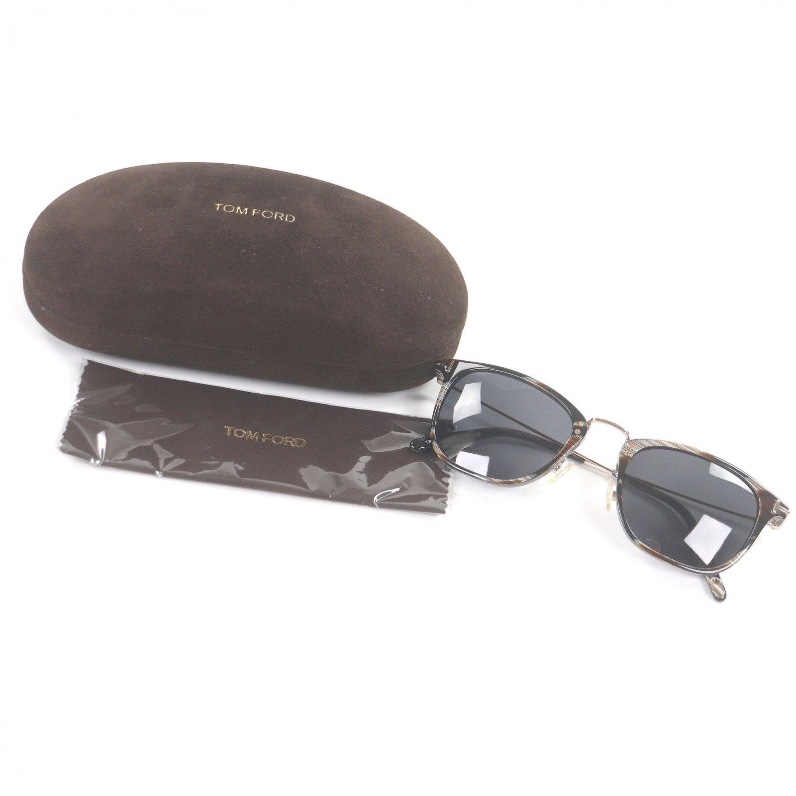 Tom Ford Tom Ford TOM FORD Horn Pattern Sunglasses Plastic / Synthetic Sunglasses TF5562-D DUTY FREE for USA Size ONE SIZE - 2 Thumbnail