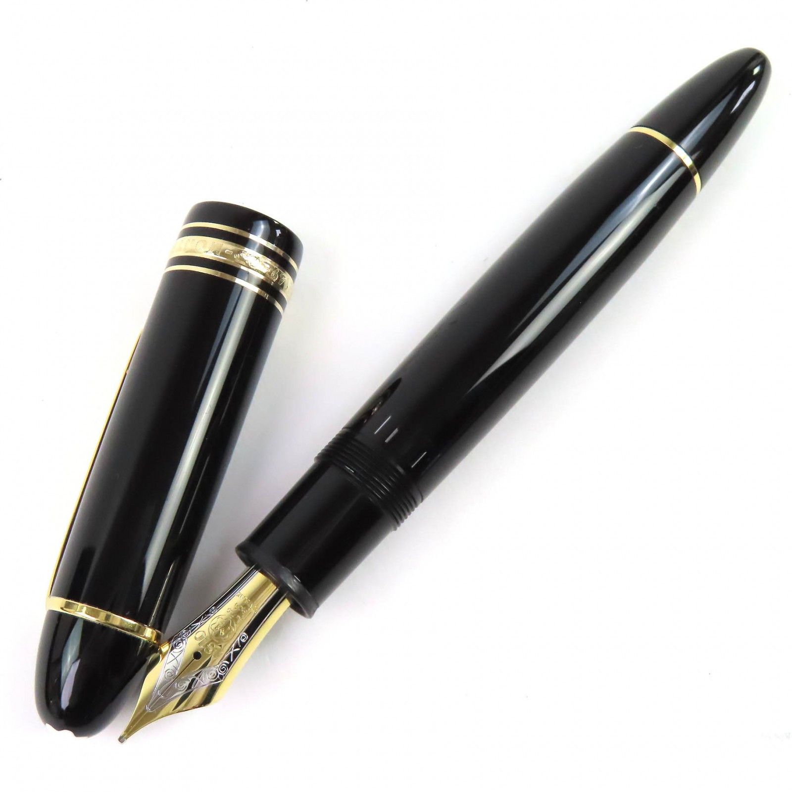 Montblanc Montblanc Montblanc Meisterstück Au750 Fountain Pen Precious Metal Pen DUTY FREE for USA Size ONE SIZE - 4 Thumbnail