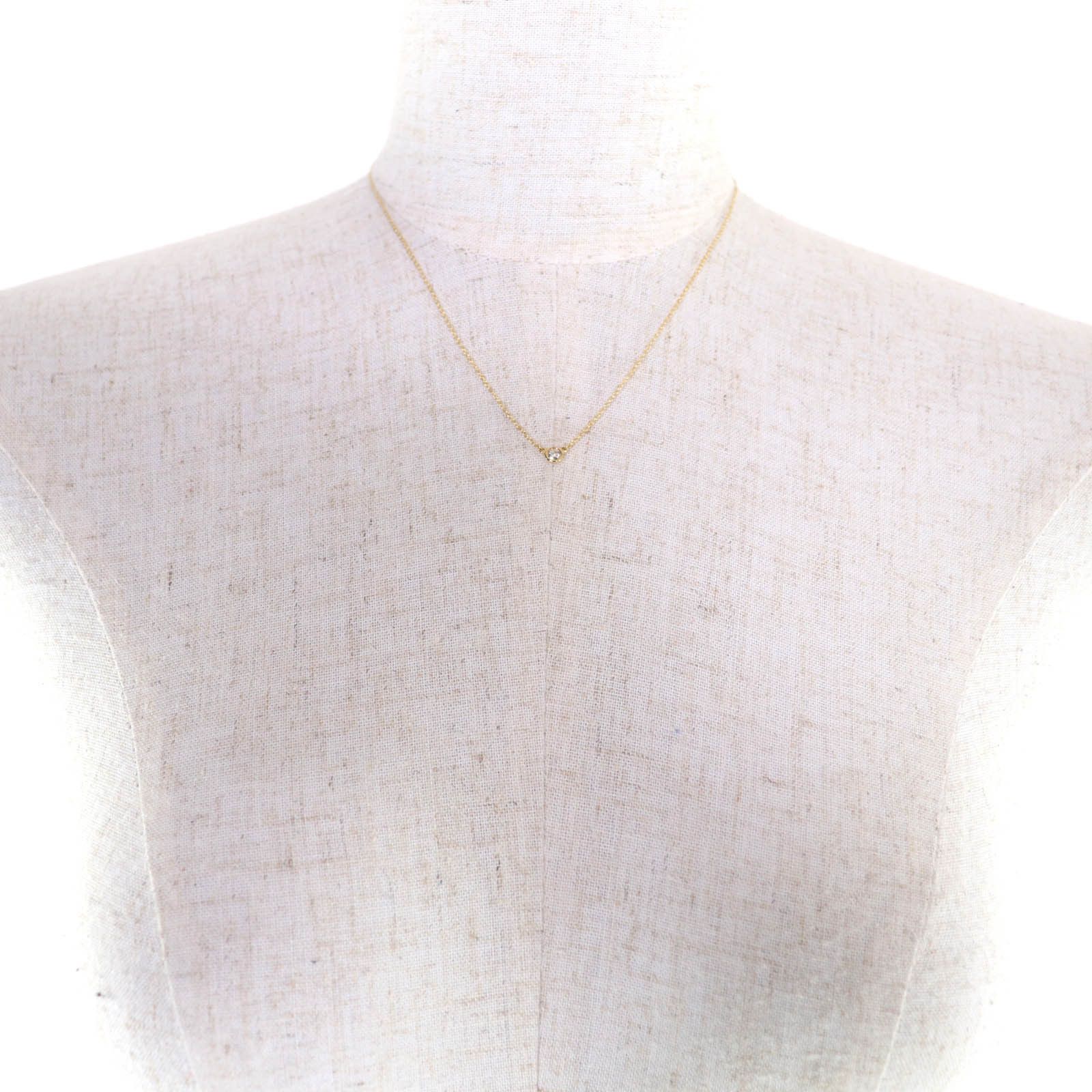 Tiffany & Co. Tiffany & Co. TIFFANY&Co. By the yard Au750 Diamond Necklace Precious Metal Necklace DUTY FREE for USA Size ONE SIZE - 4 Thumbnail
