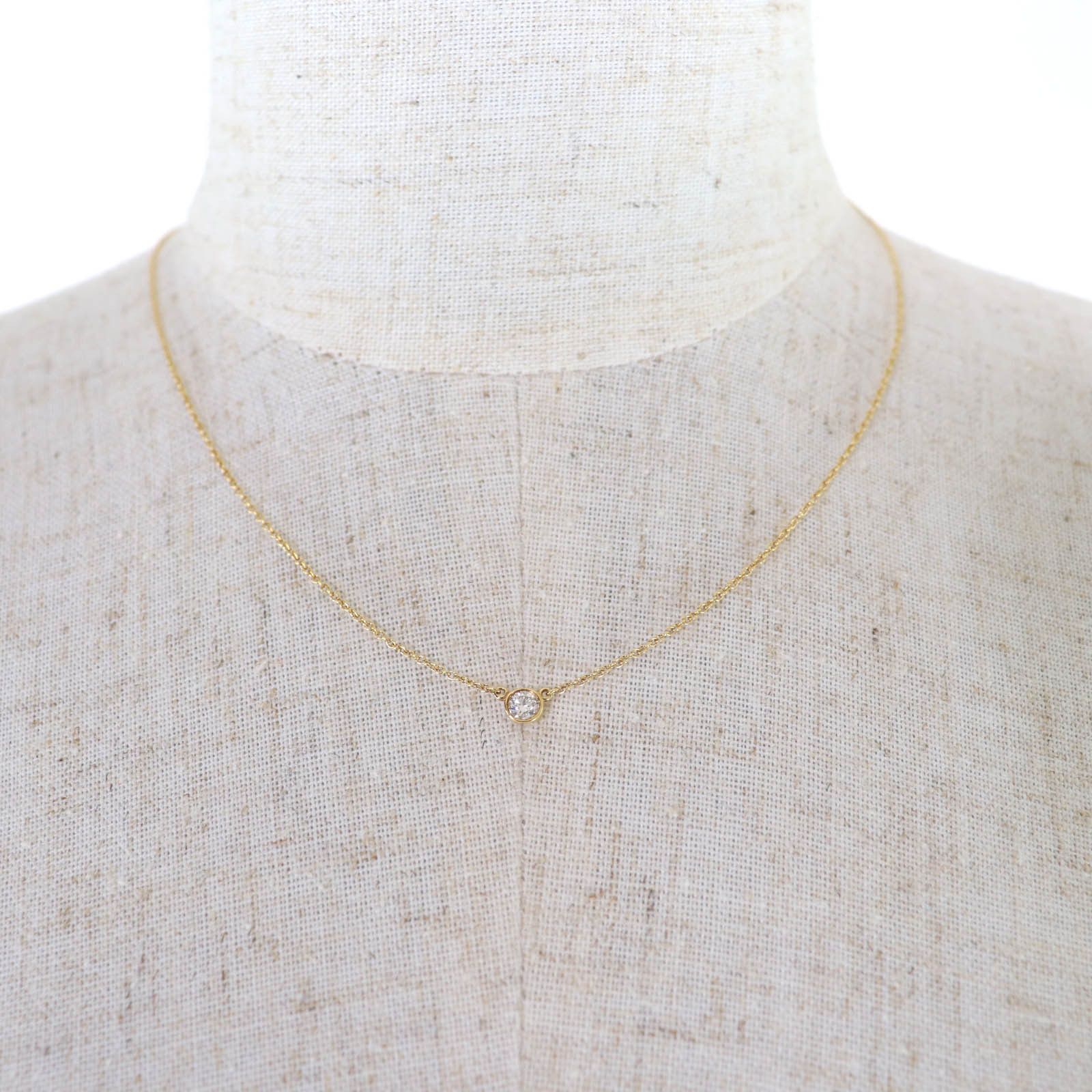 Tiffany & Co. Tiffany & Co. TIFFANY&Co. Diamonds by the Yard Au750 Diamond Necklace Precious Metal Pendant DUTY FREE for USA Size ONE SIZE - 4 Thumbnail