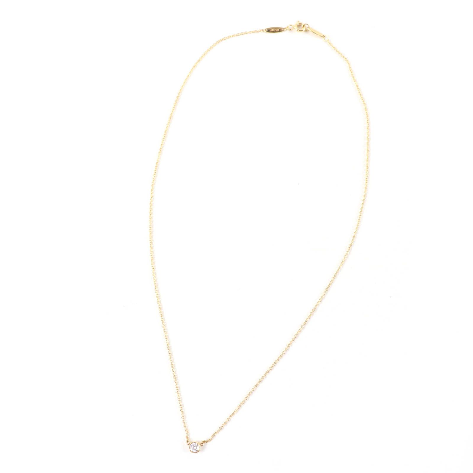 Tiffany & Co. Tiffany & Co. TIFFANY&Co. Diamonds by the Yard Au750 Diamond Necklace Precious Metal Pendant DUTY FREE for USA Size ONE SIZE - 3 Thumbnail