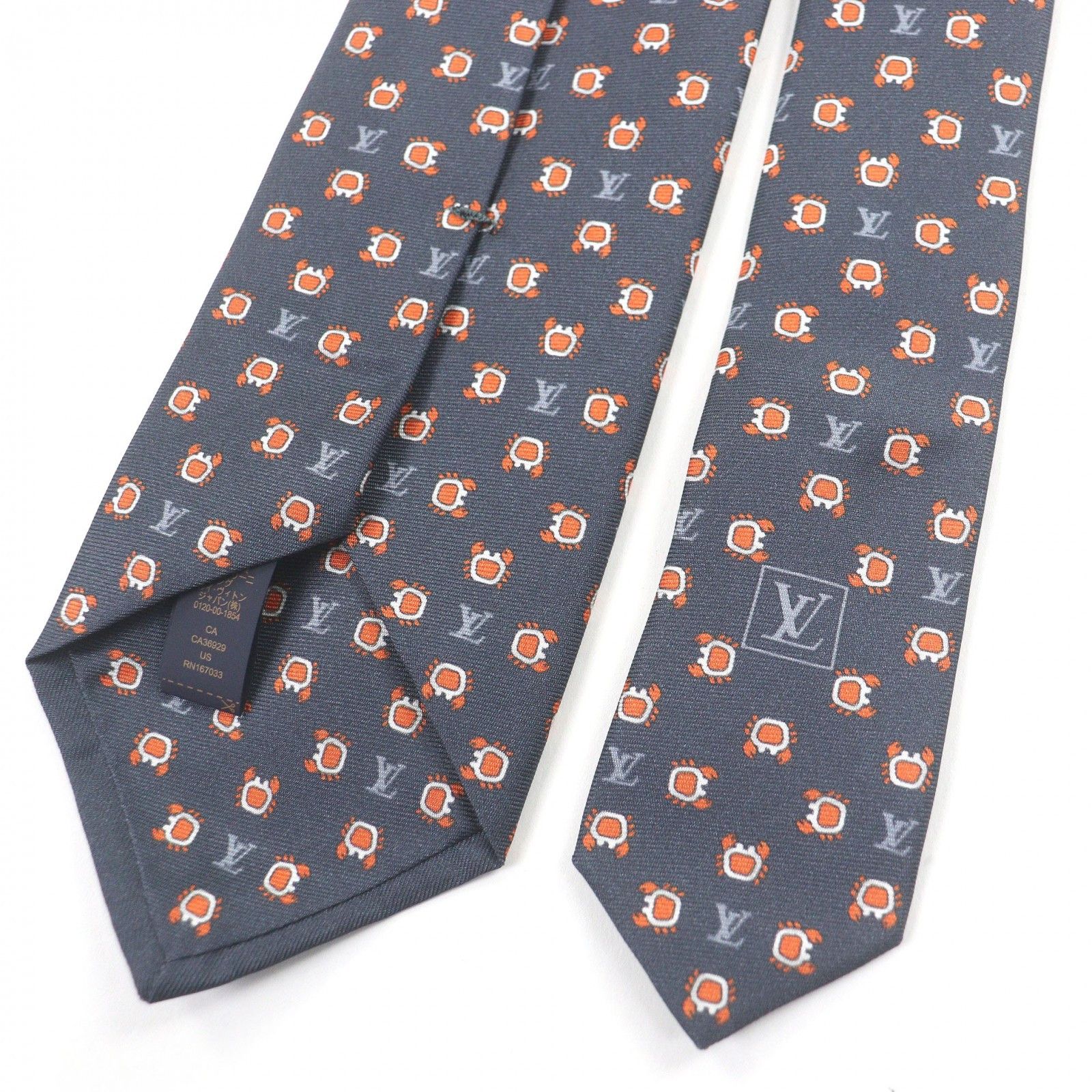 Louis Vuitton Louis Vuitton Louis Vuitton Cravate Monogram Club Silk Tie Textile Necktie M94827 DUTY FREE for USA Size ONE SIZE - 5 Thumbnail