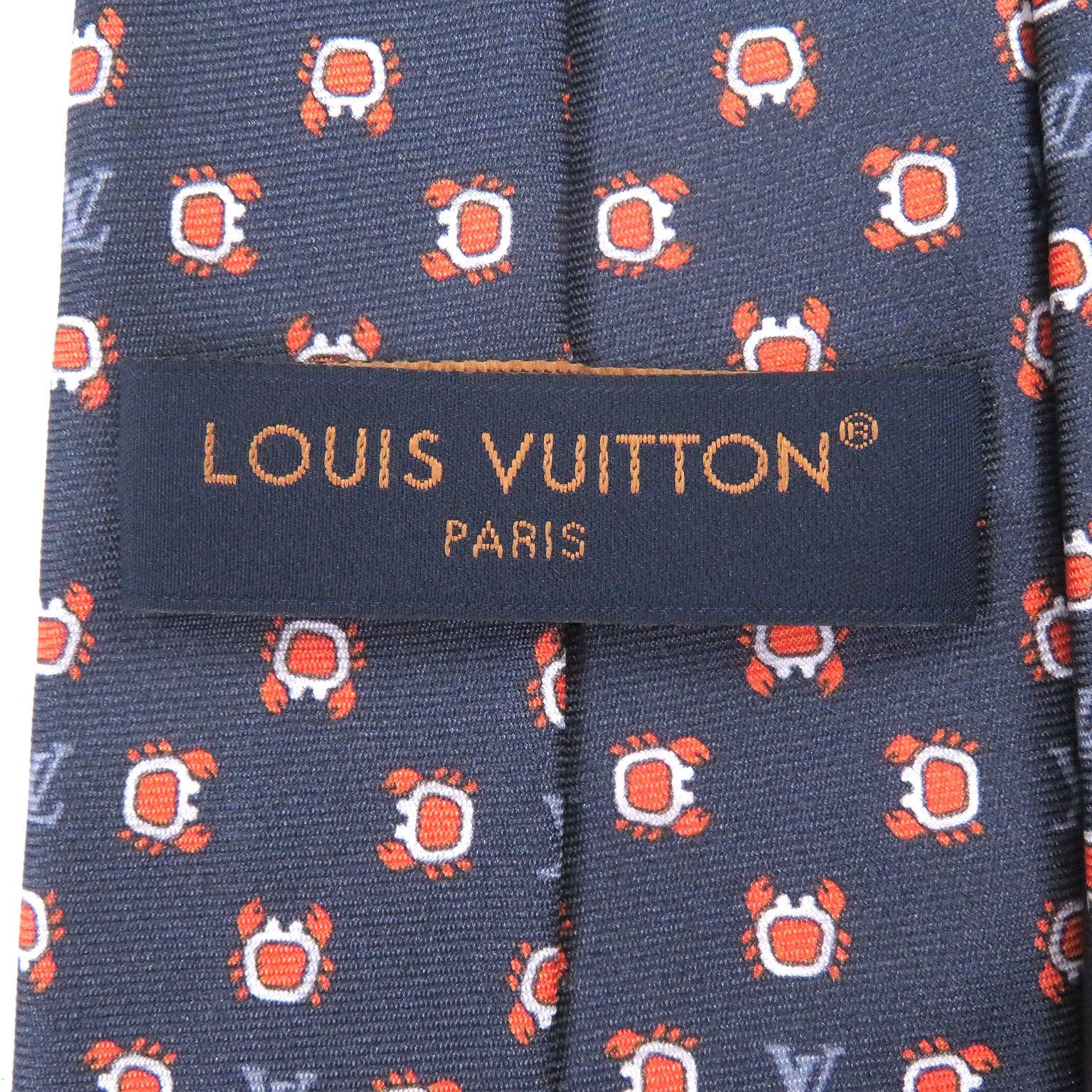 Louis Vuitton Louis Vuitton Louis Vuitton Cravate Monogram Club Silk Tie Textile Necktie M94827 DUTY FREE for USA Size ONE SIZE - 7 Thumbnail