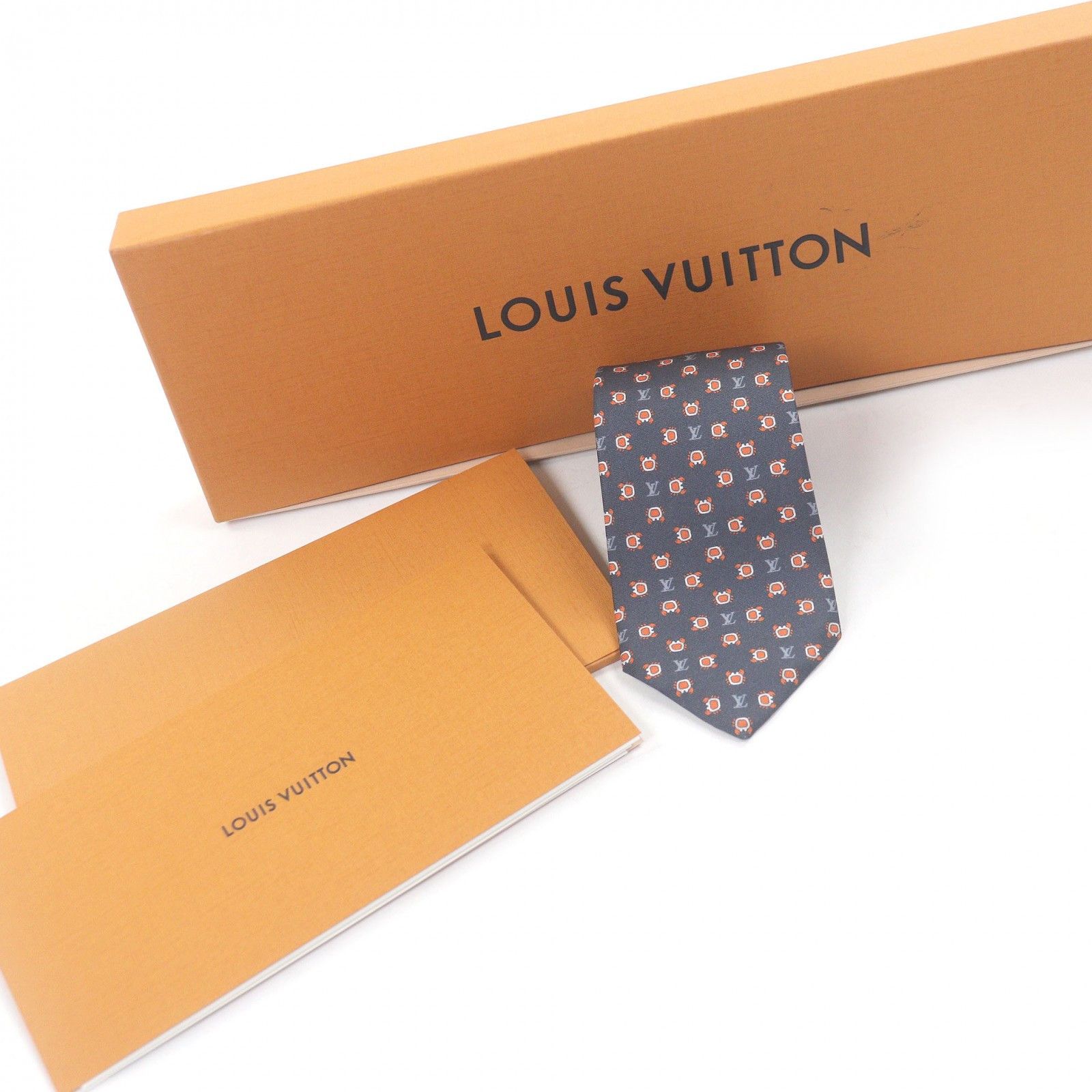 Louis Vuitton Louis Vuitton Louis Vuitton Cravate Monogram Club Silk Tie Textile Necktie M94827 DUTY FREE for USA Size ONE SIZE - 2 Thumbnail