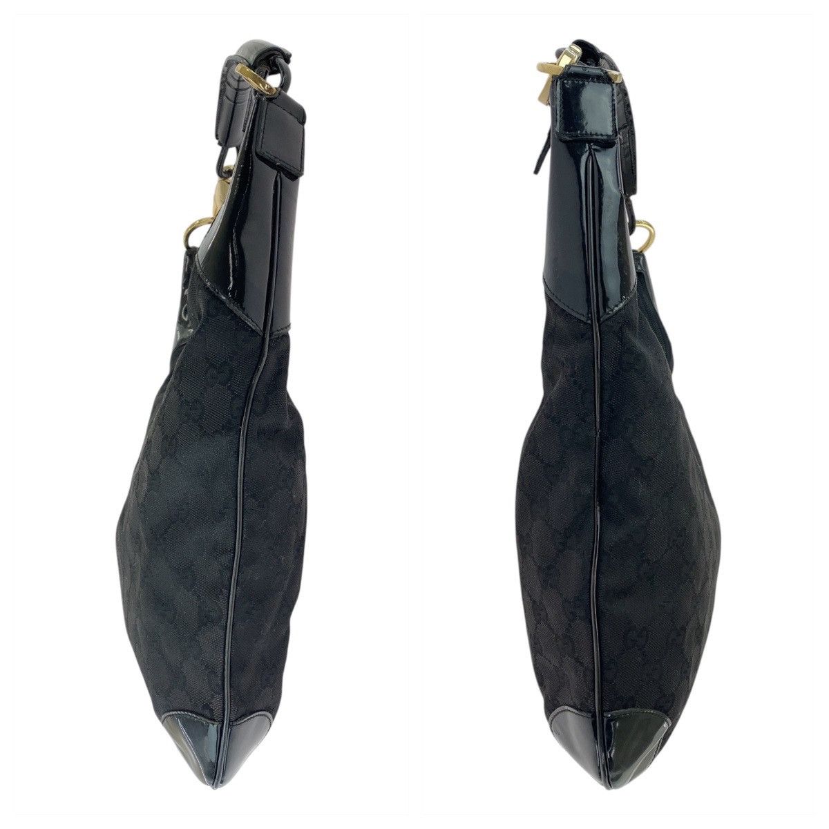 Gucci Gucci Gucci GG Canvas Leather Shoulder Bag Textile Shoulder Bag 0014157 DUTY FREE for USA Size ONE SIZE - 8 Thumbnail