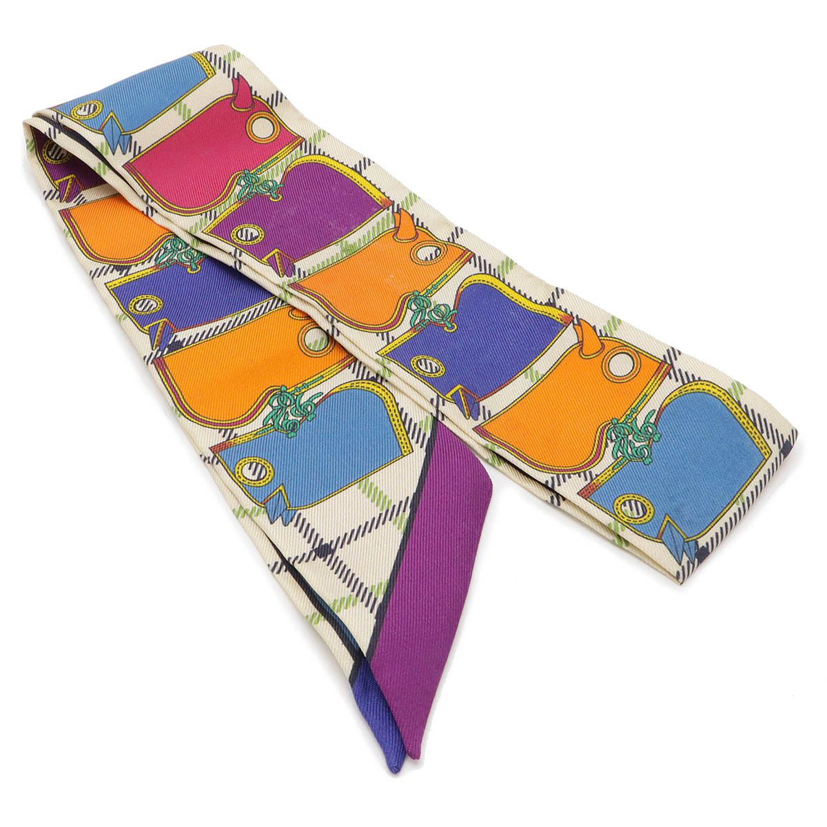 Hermes Hermes Hermès Twilly Camails Silk Scarf Textile Scarf DUTY FREE for USA Size ONE SIZE - 2 Thumbnail