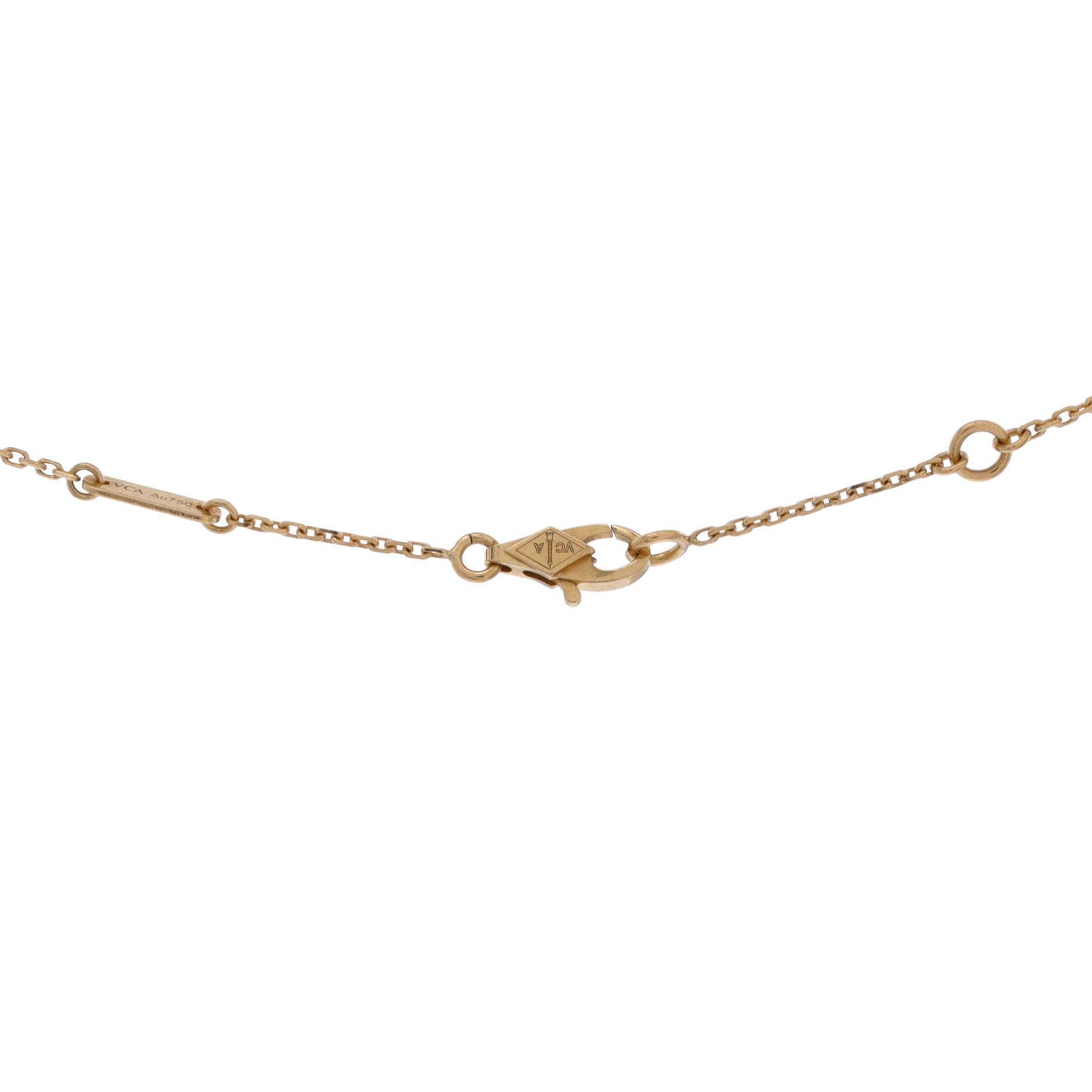 Van Cleef & Arpels Sweet Alhambra Butterfly Pendant Necklace Size ONE SIZE - 4 Thumbnail