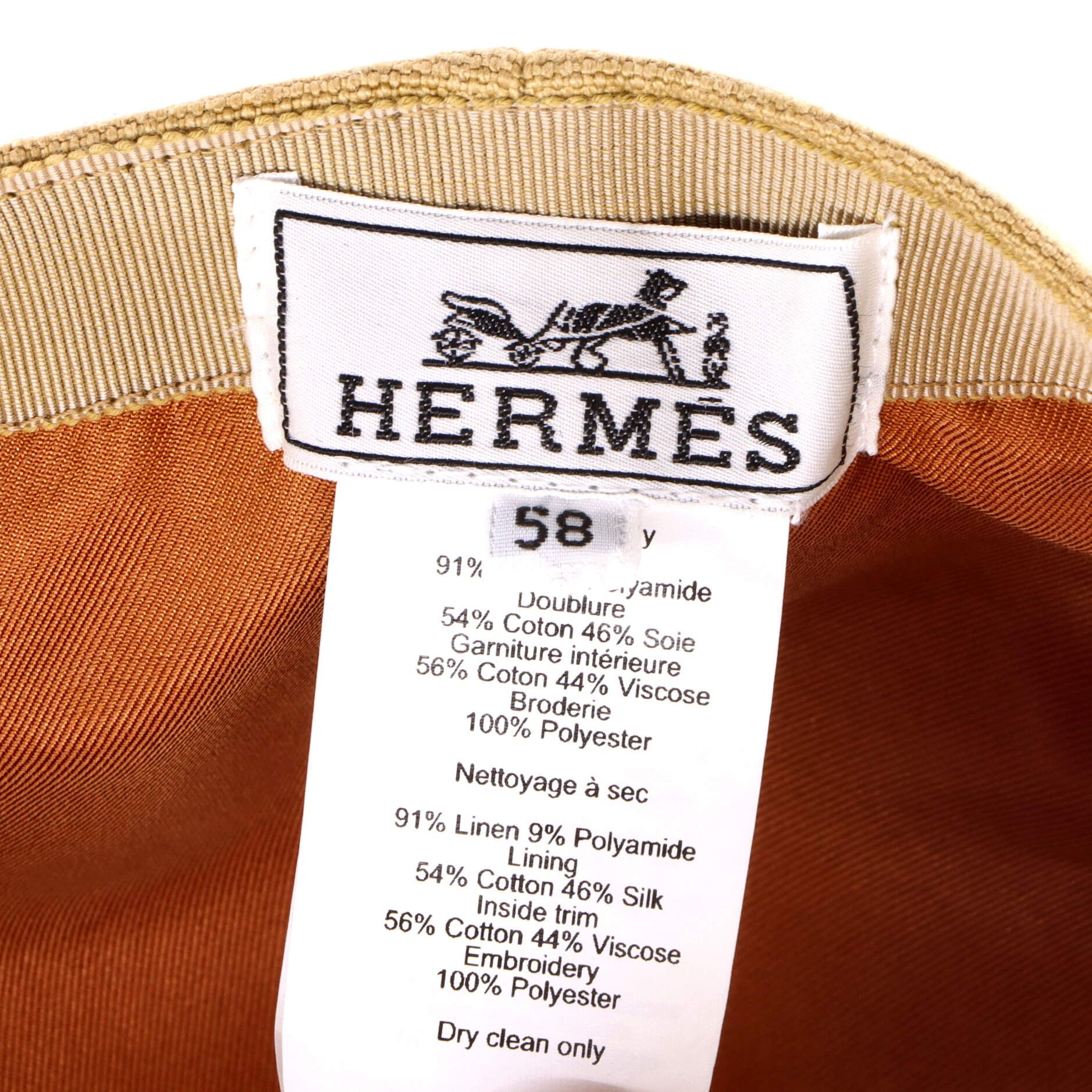 Hermes Tess Sous Charme d'Orphee Baseball Cap Size ONE SIZE - 6 Thumbnail