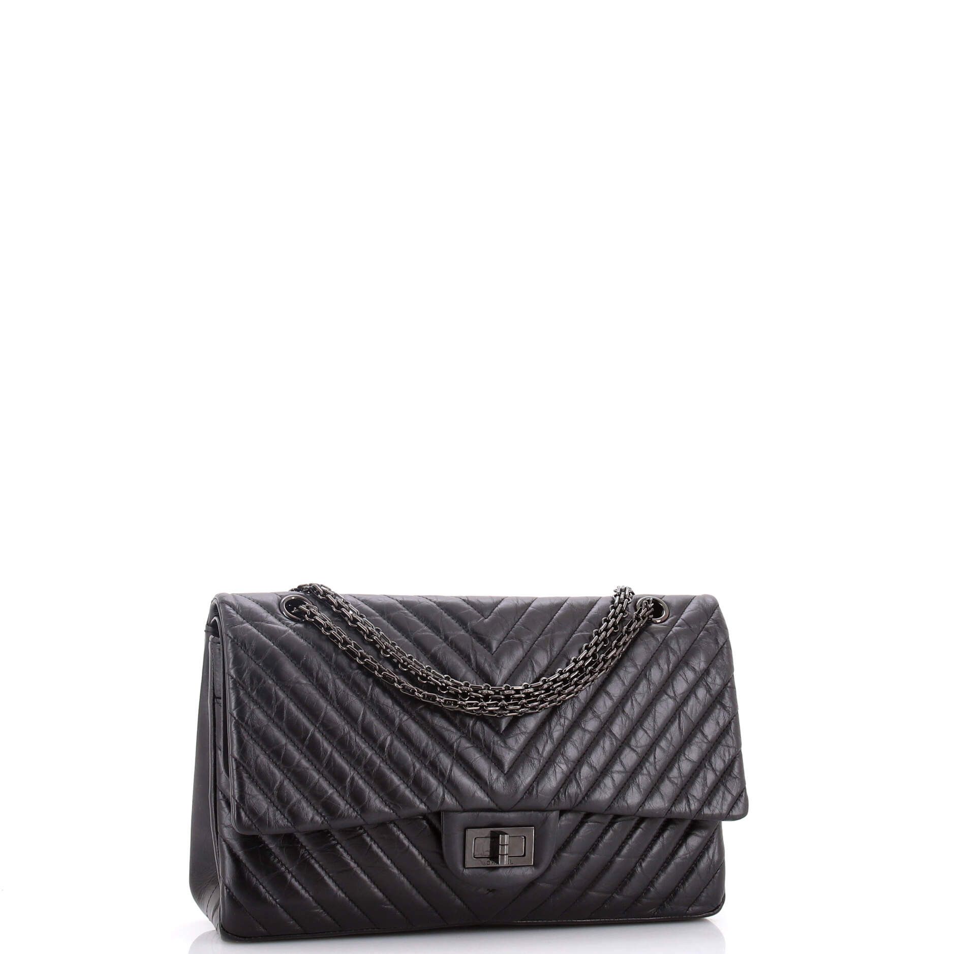 Chanel So Black Reissue 2.55 Flap Bag Size ONE SIZE - 3 Thumbnail