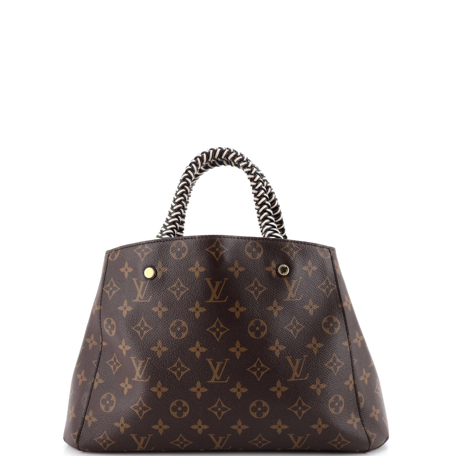 Louis Vuitton Braided Handle Montaigne Handbag Size ONE SIZE - 3 Thumbnail