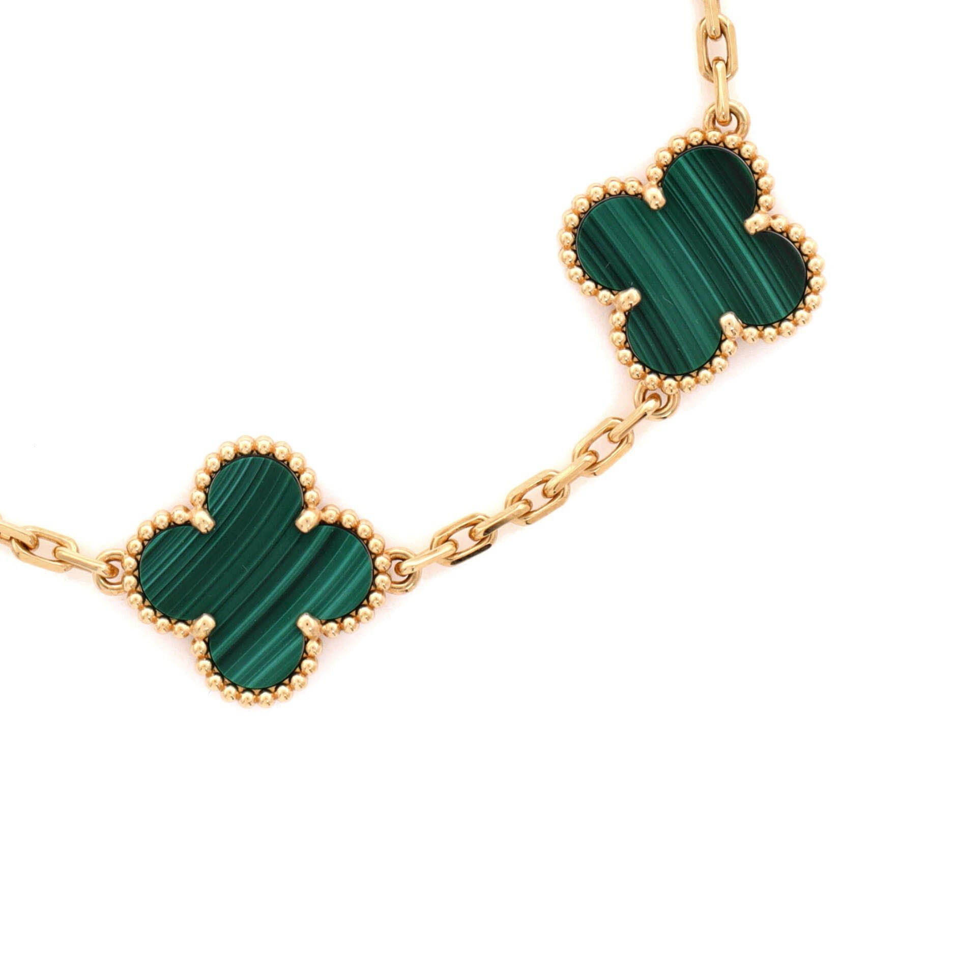 Van Cleef & Arpels Vintage Alhambra 5 Motifs Bracelet Size ONE SIZE - 4 Thumbnail
