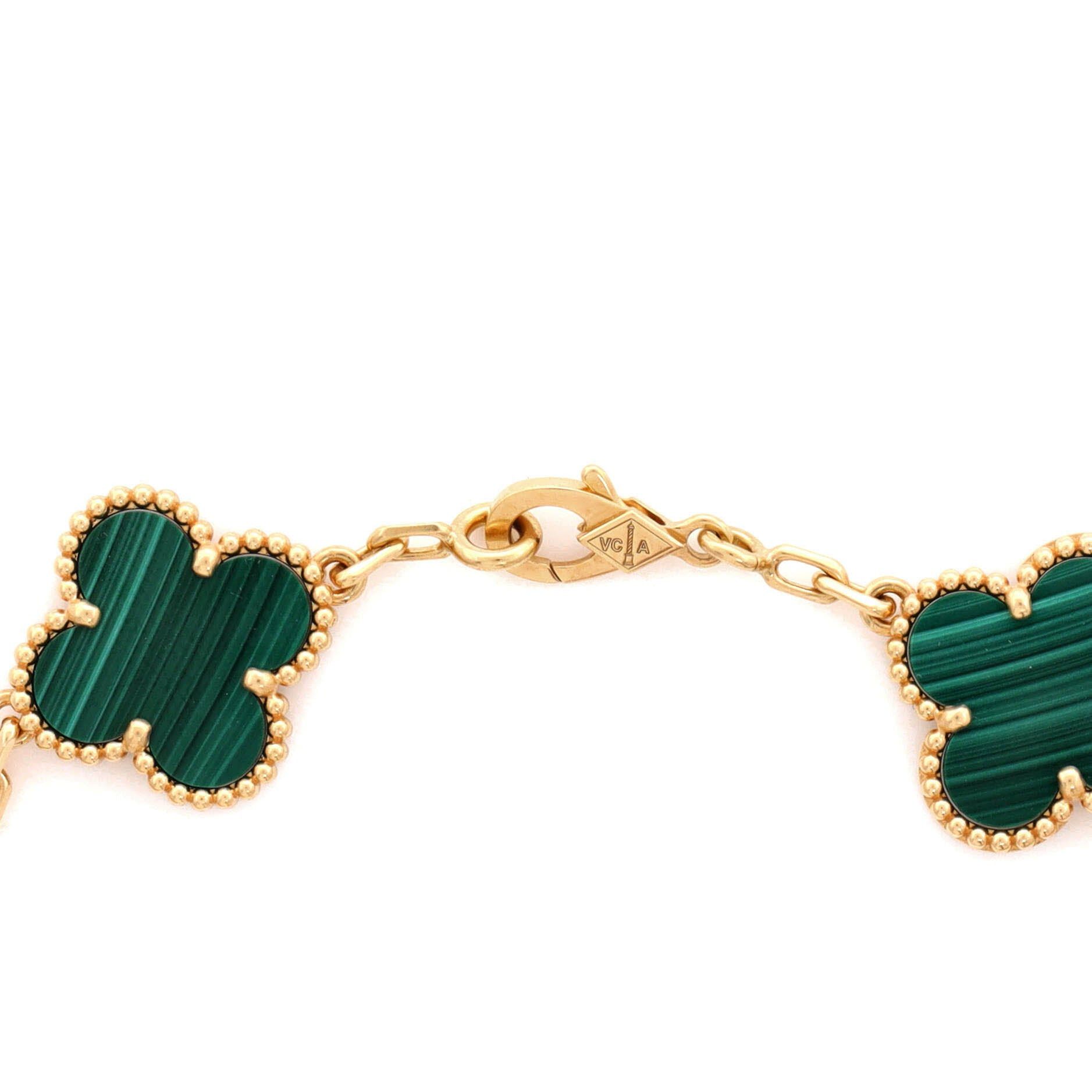 Van Cleef & Arpels Vintage Alhambra 5 Motifs Bracelet Size ONE SIZE - 3 Thumbnail