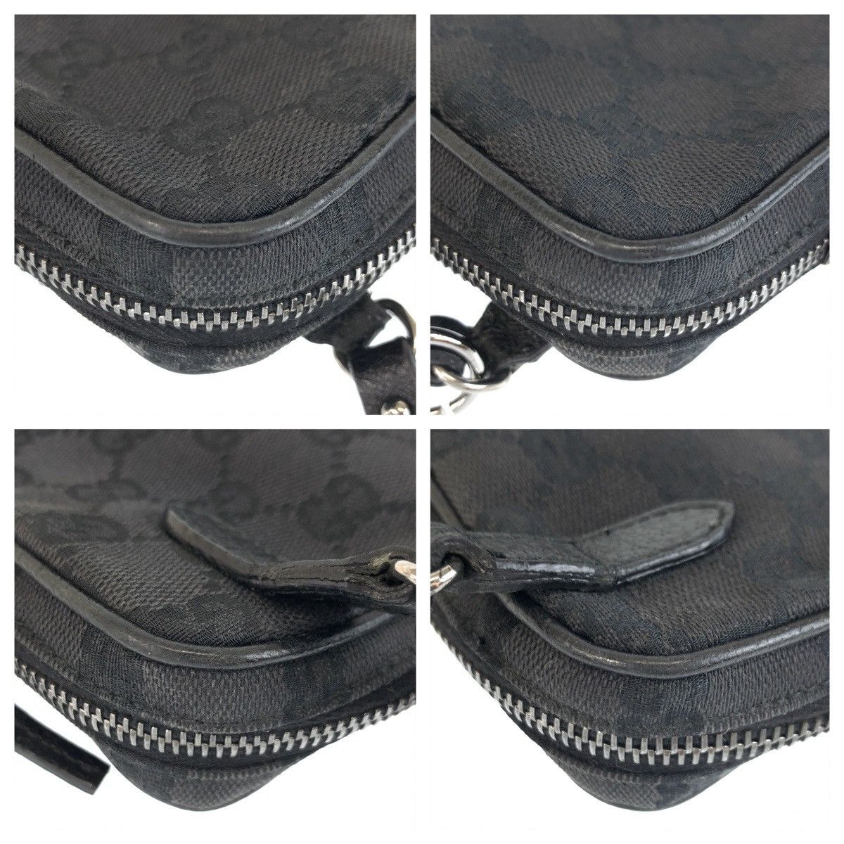 Gucci Gucci Gucci GG Canvas Leather Shoulder Bag Textile Shoulder Bag 120975 DUTY FREE for USA Size ONE SIZE - 4 Thumbnail