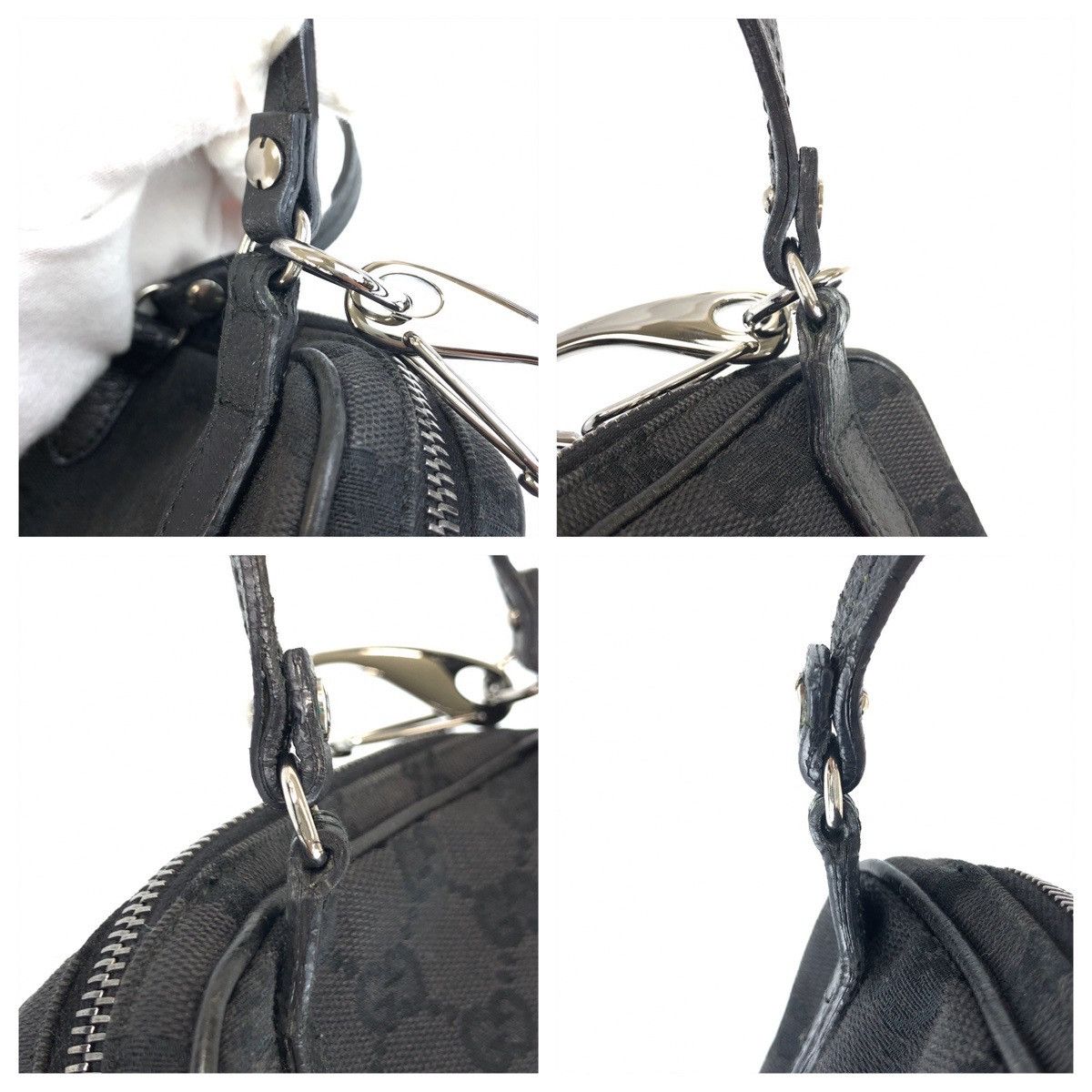 Gucci Gucci Gucci GG Canvas Leather Shoulder Bag Textile Shoulder Bag 120975 DUTY FREE for USA Size ONE SIZE - 6 Thumbnail