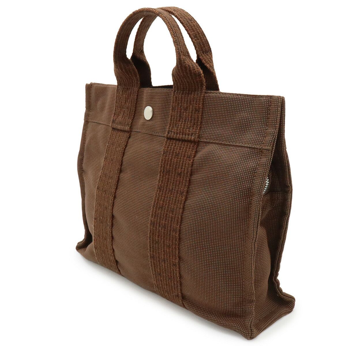 Hermes Hermes Hermès Her Line PM Canvas Tote Bag Textile Tote Bag DUTY FREE for USA Size ONE SIZE - 2 Thumbnail