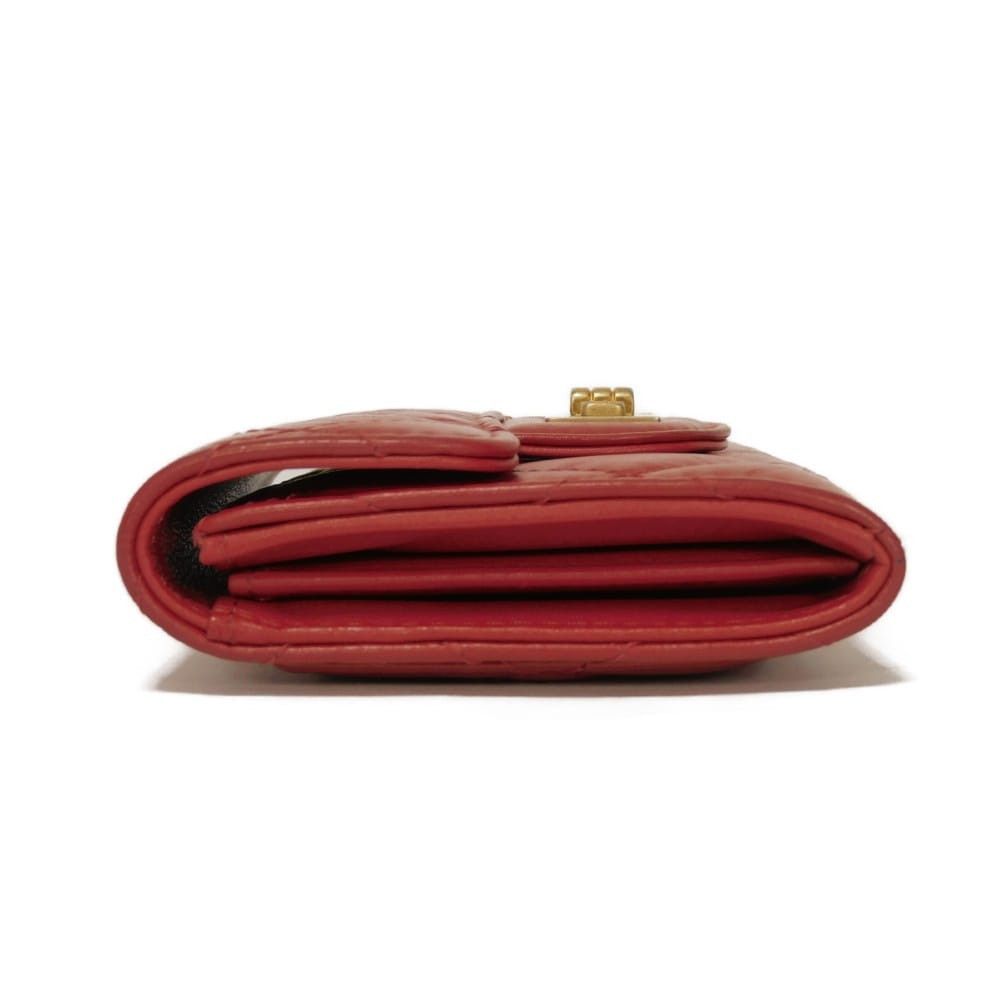 Chanel Chanel CHANEL 2.55 Calfskin Compact Wallet Leather Short Wallet A80234 DUTY FREE for USA Size ONE SIZE - 16 Thumbnail
