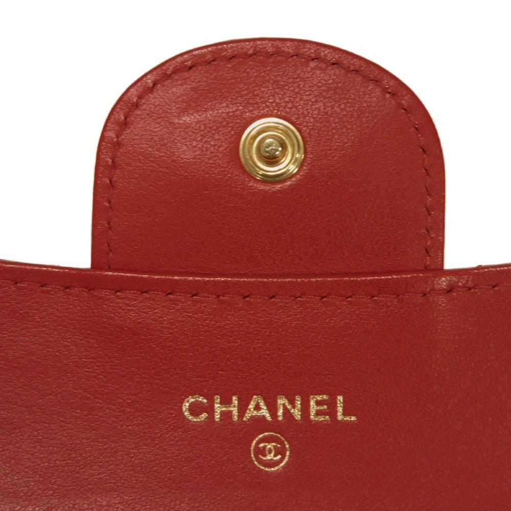 Chanel Chanel CHANEL 2.55 Calfskin Compact Wallet Leather Short Wallet A80234 DUTY FREE for USA Size ONE SIZE - 6 Thumbnail
