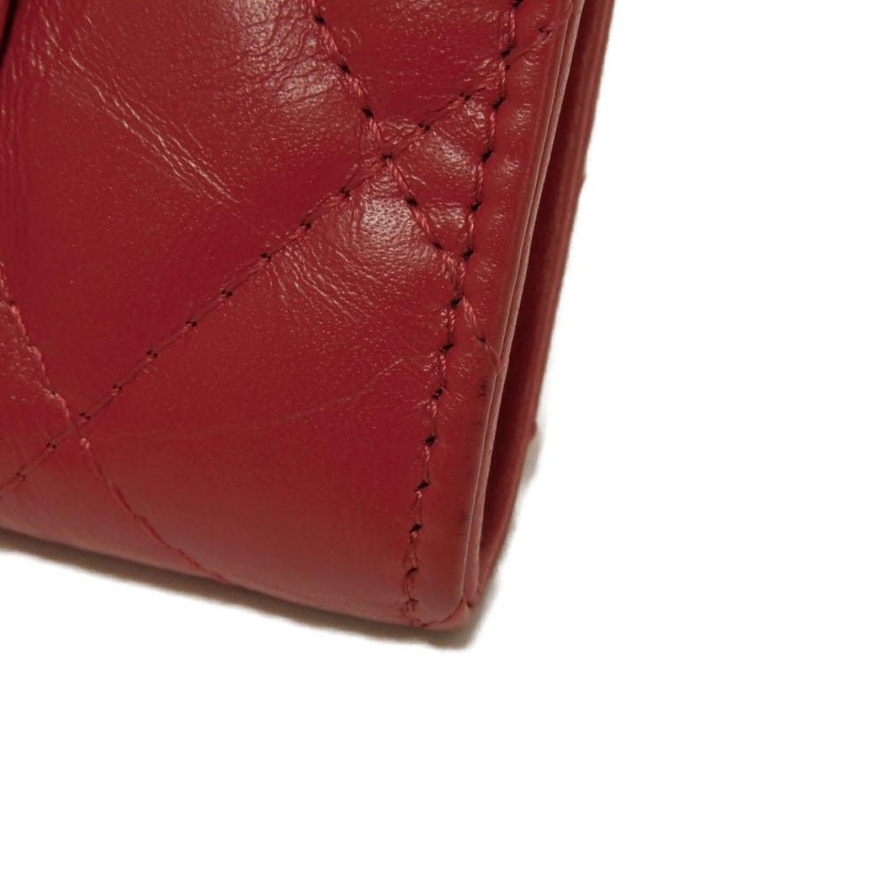 Chanel Chanel CHANEL 2.55 Calfskin Compact Wallet Leather Short Wallet A80234 DUTY FREE for USA Size ONE SIZE - 14 Thumbnail