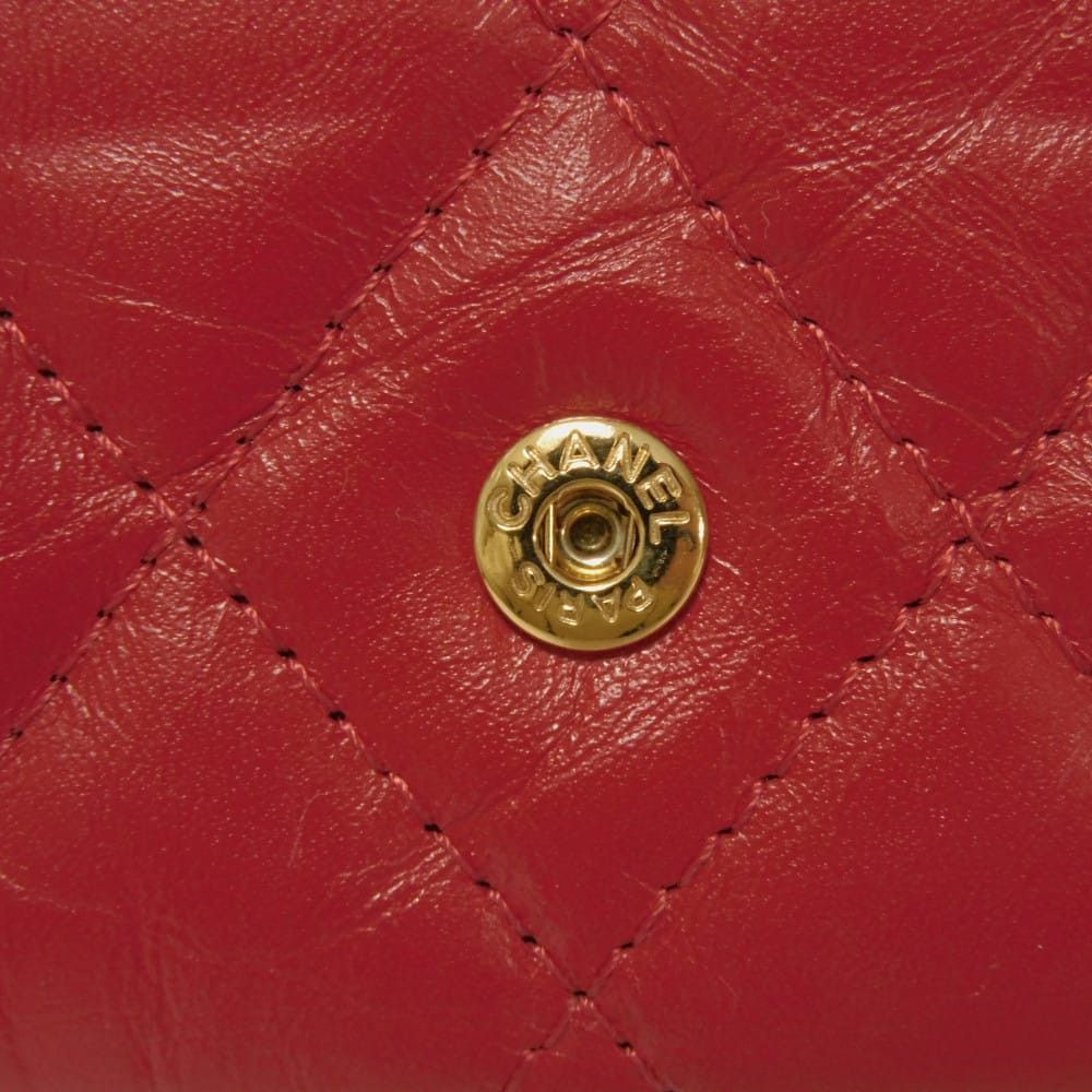Chanel Chanel CHANEL 2.55 Calfskin Compact Wallet Leather Short Wallet A80234 DUTY FREE for USA Size ONE SIZE - 11 Thumbnail