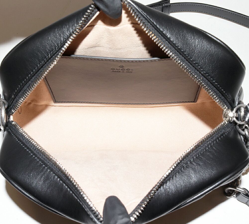 Gucci Gucci Gucci GG Marmont Calf Chain Shoulder Bag Leather Shoulder Bag 447632 UM8BN 1000 DUTY FREE for USA Size ONE SIZE - 4 Thumbnail