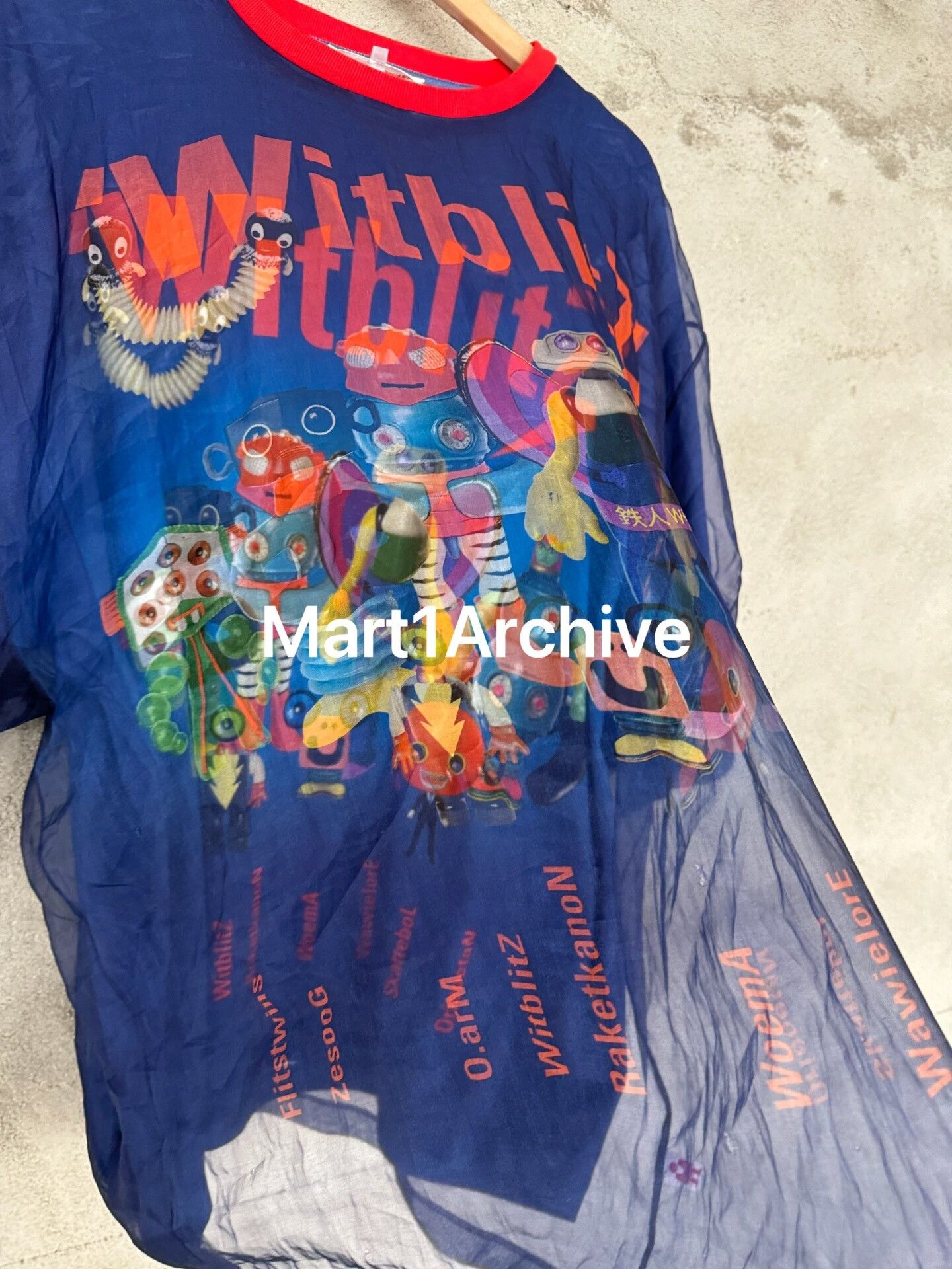 Walter Van Beirendonck Walter Van Beirendonck 20SS Double-Layer Mesh Tee Size US L / EU 52-54 / 3 - 3 Thumbnail