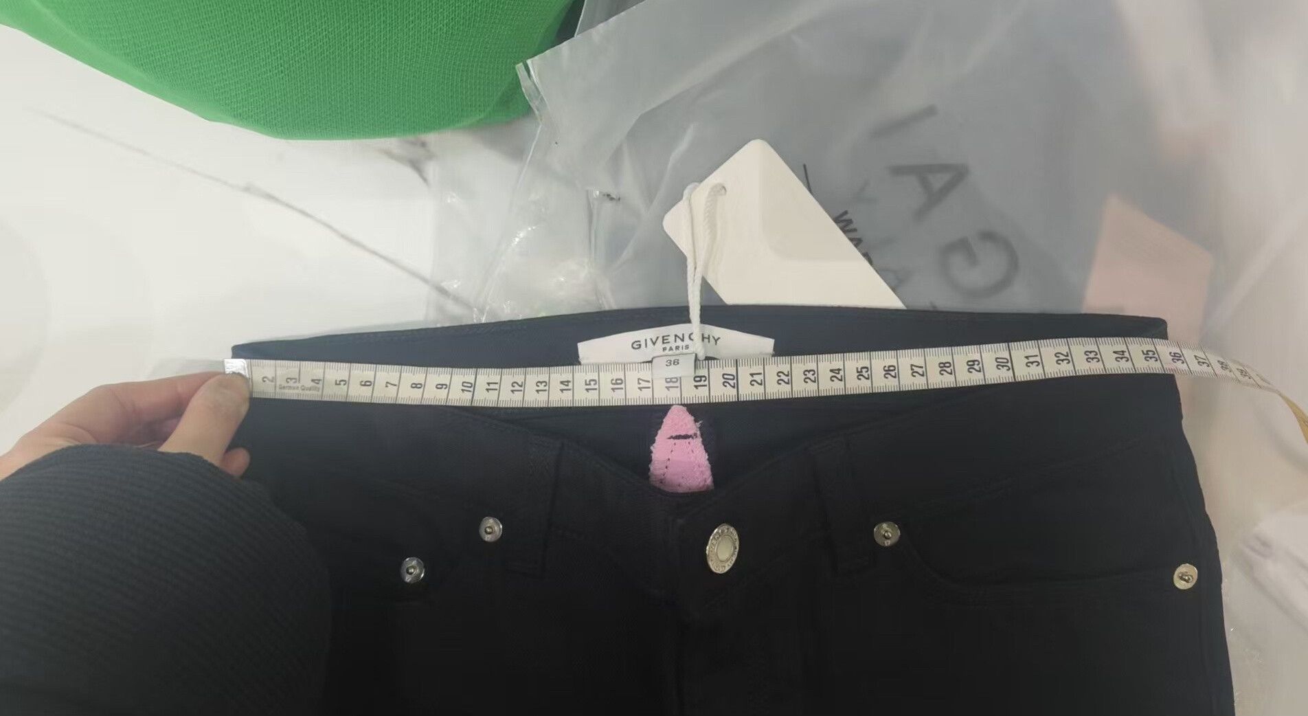Givenchy Givenchy Black Star Women's Trousers Size 36" / US 14 / IT 50 - 8 Thumbnail