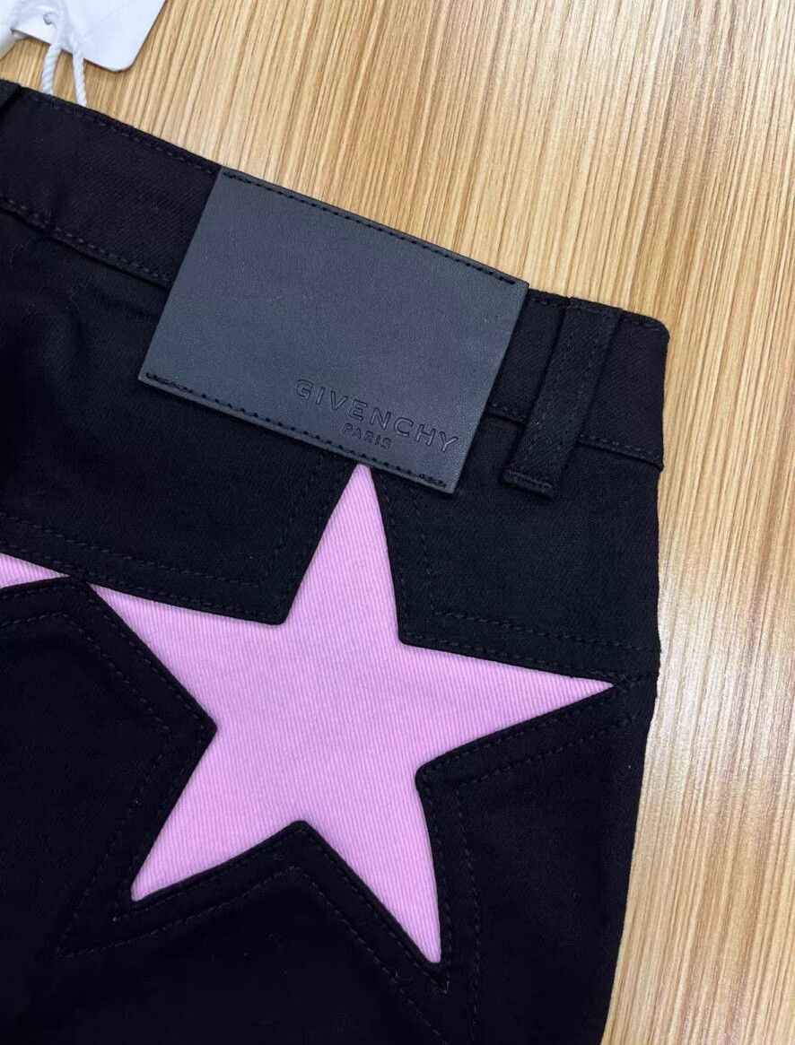 Givenchy Givenchy Black Star Women's Trousers Size 36" / US 14 / IT 50 - 4 Thumbnail