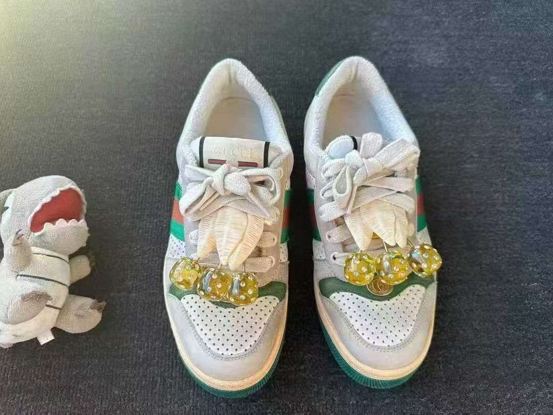 Gucci Gucci Cherry Dirty Shoes Size US 5.5 / IT 35.5 - 5 Thumbnail