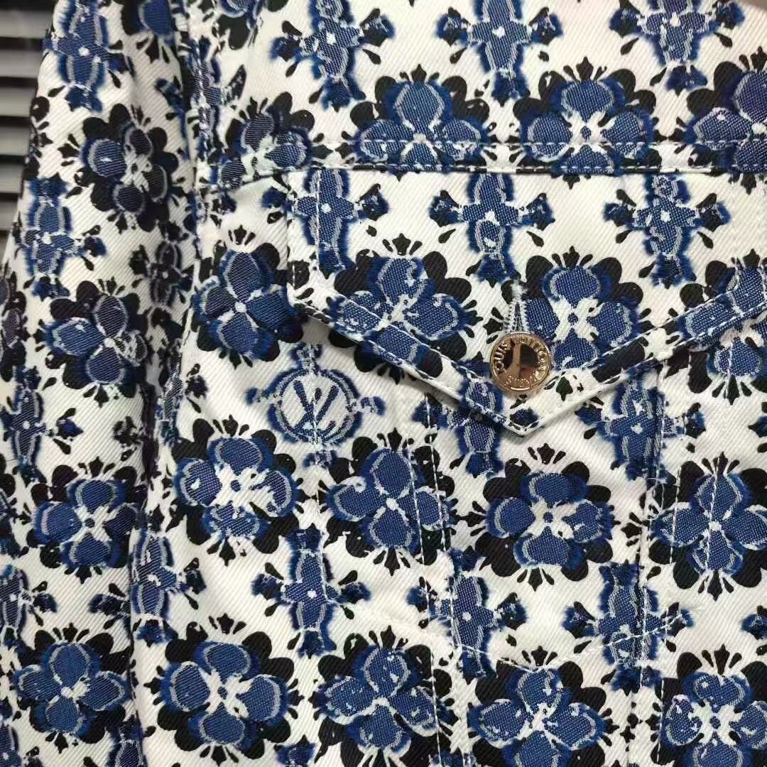 Louis Vuitton Louis Vuitton Monogram Floral Denim Jacket Size XXS / US 00 / IT 34 - 3 Thumbnail