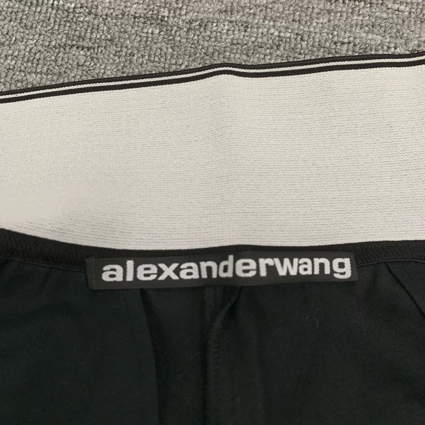 Alexander Wang Alexander Wang High-Waisted Logo Print Shorts Size 22" - 6 Thumbnail