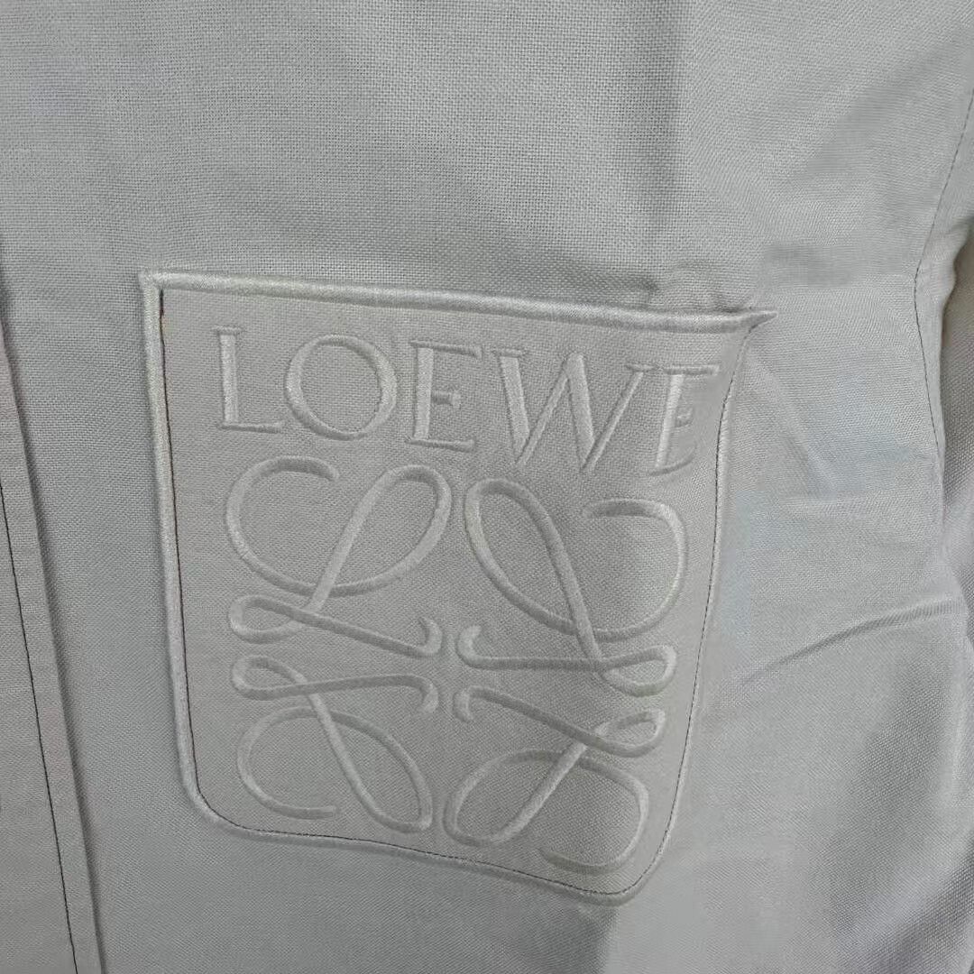 Loewe Loewe New Pocket Embroidered Logo Denim Shirt Size S / US 4 / IT 40 - 3 Thumbnail