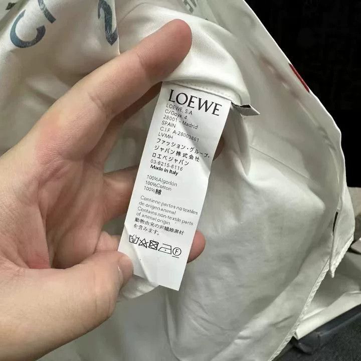 Loewe Loewe Lion Logo Shirt Size 40 Size US XXS / EU 40 - 3 Thumbnail