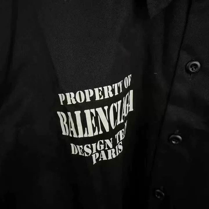 Balenciaga Balenciaga Letter Print Short Sleeve Shirt Size US S / EU 44-46 / 1 - 3 Thumbnail