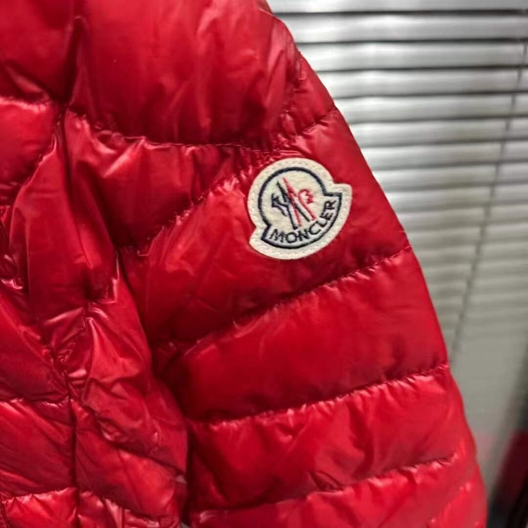 Moncler Red Moncler Logo Double Pocket Down Jacket Size M / US 6-8 / IT 42-44 - 3 Thumbnail
