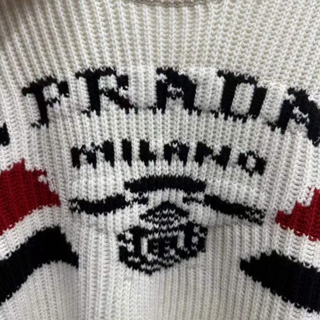 Prada Prada Slogan Cashmere Sweater Size US XL / EU 56 / 4 - 3 Thumbnail