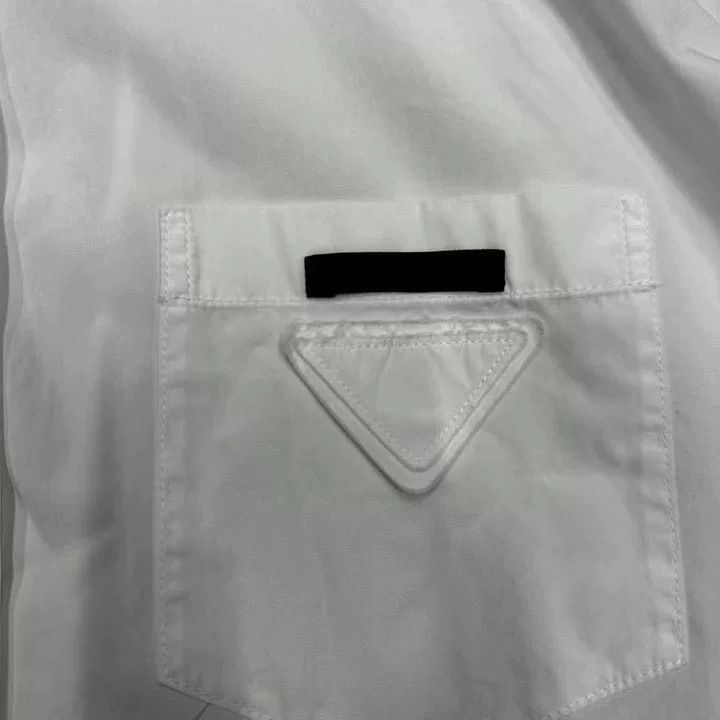 Prada Prada Triangle Logo Shirt Size S / US 4 / IT 40 - 3 Thumbnail