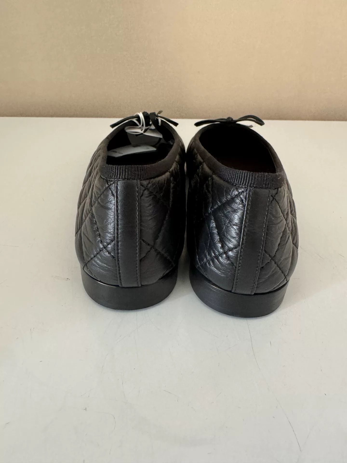 Chanel Chanel Black Quilted Mary Jane Shoes 37.5 Size US 6.5 / IT 36.5 - 3 Thumbnail