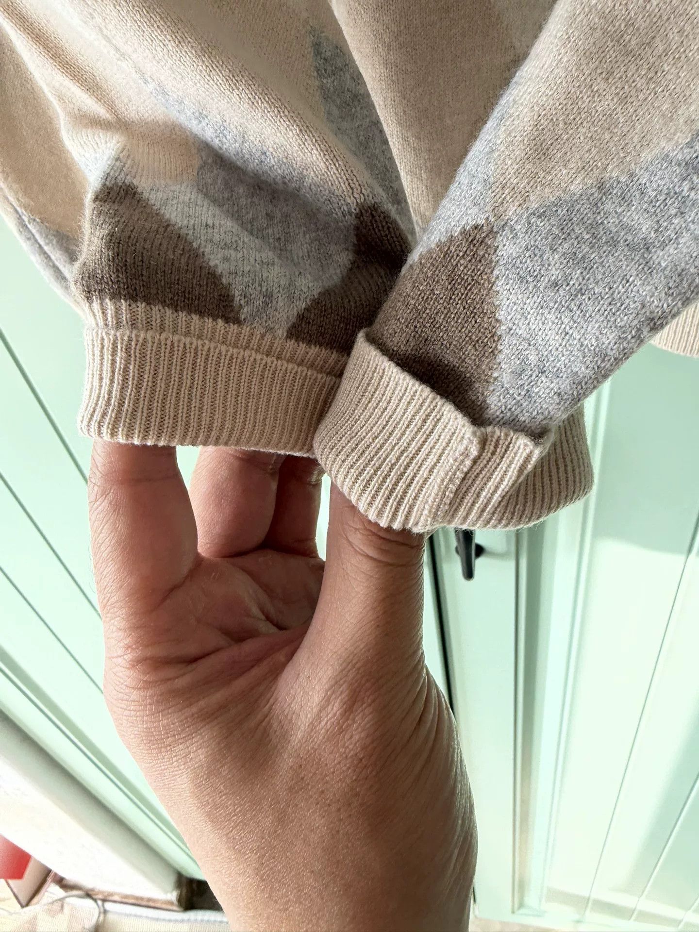 Brunello Cucinelli Brunello Cucinelli Argyle Cashmere Wool Sweater Size XS / US 0-2 / IT 36-38 - 9 Thumbnail