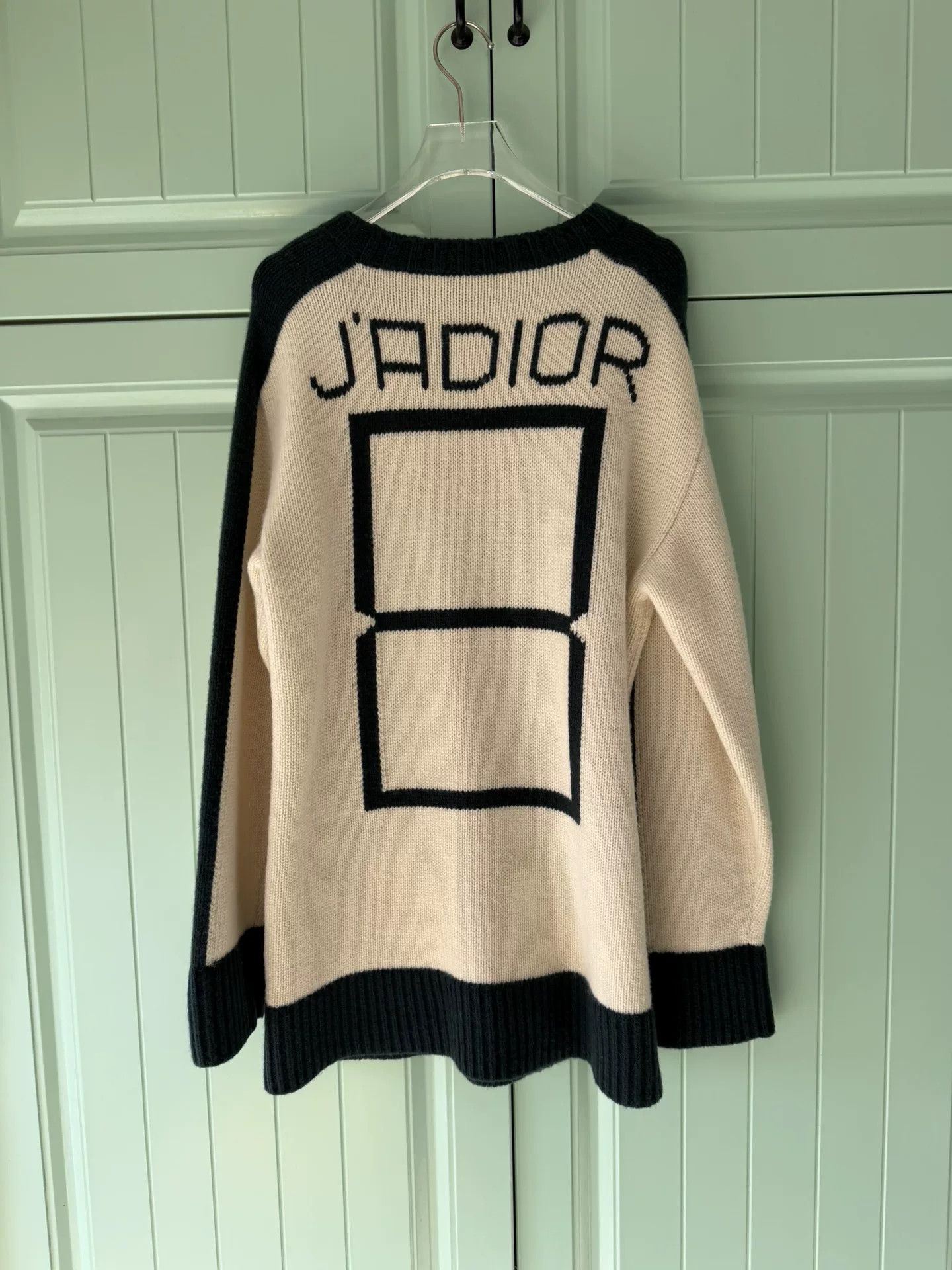 Dior Dior Colorblock Logo Wool Cashmere Sweater Size XS / US 0-2 / IT 36-38 - 2 Thumbnail
