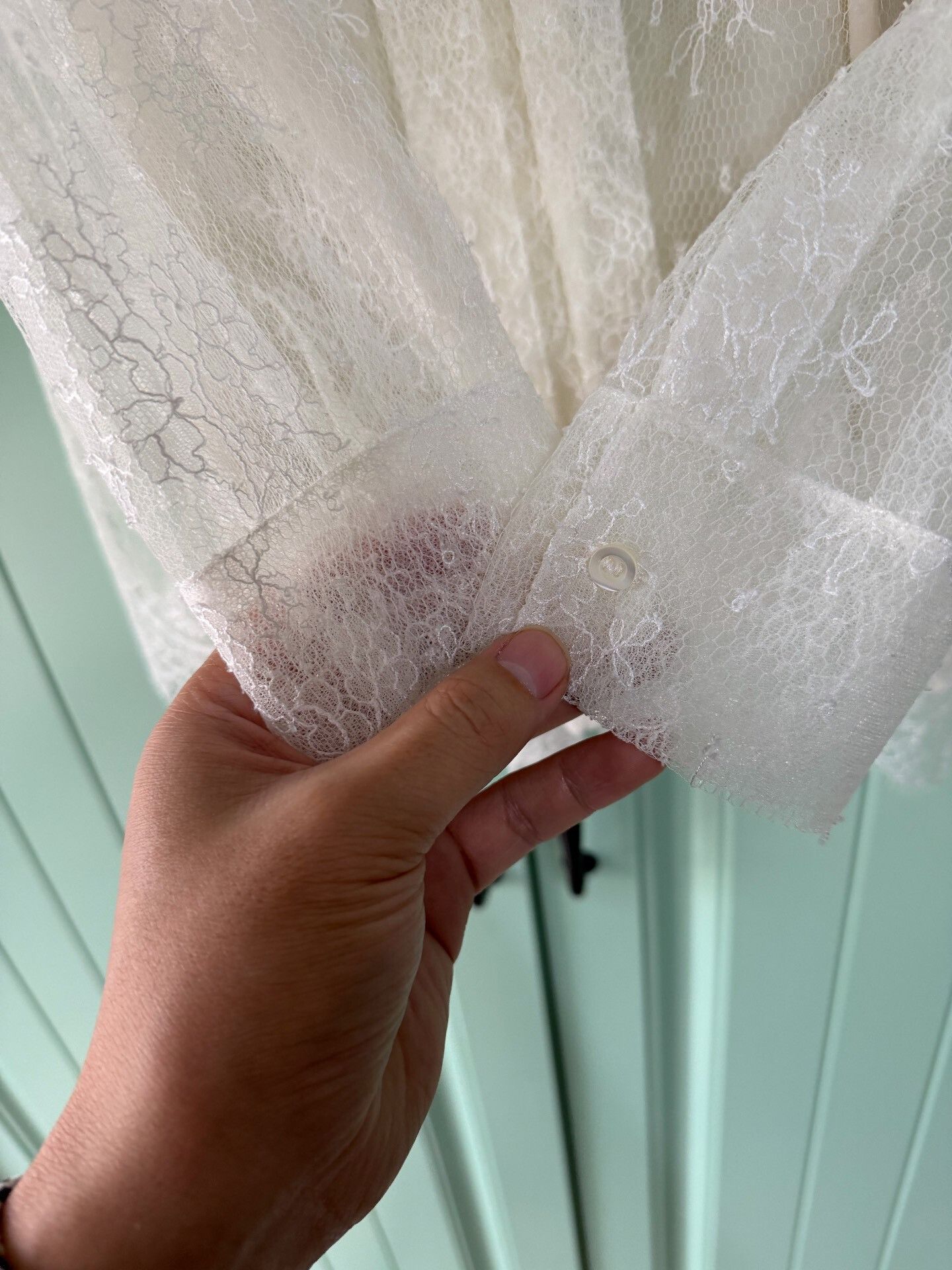 Dior Dior White Lace Shirt Size S / US 4 / IT 40 - 5 Thumbnail