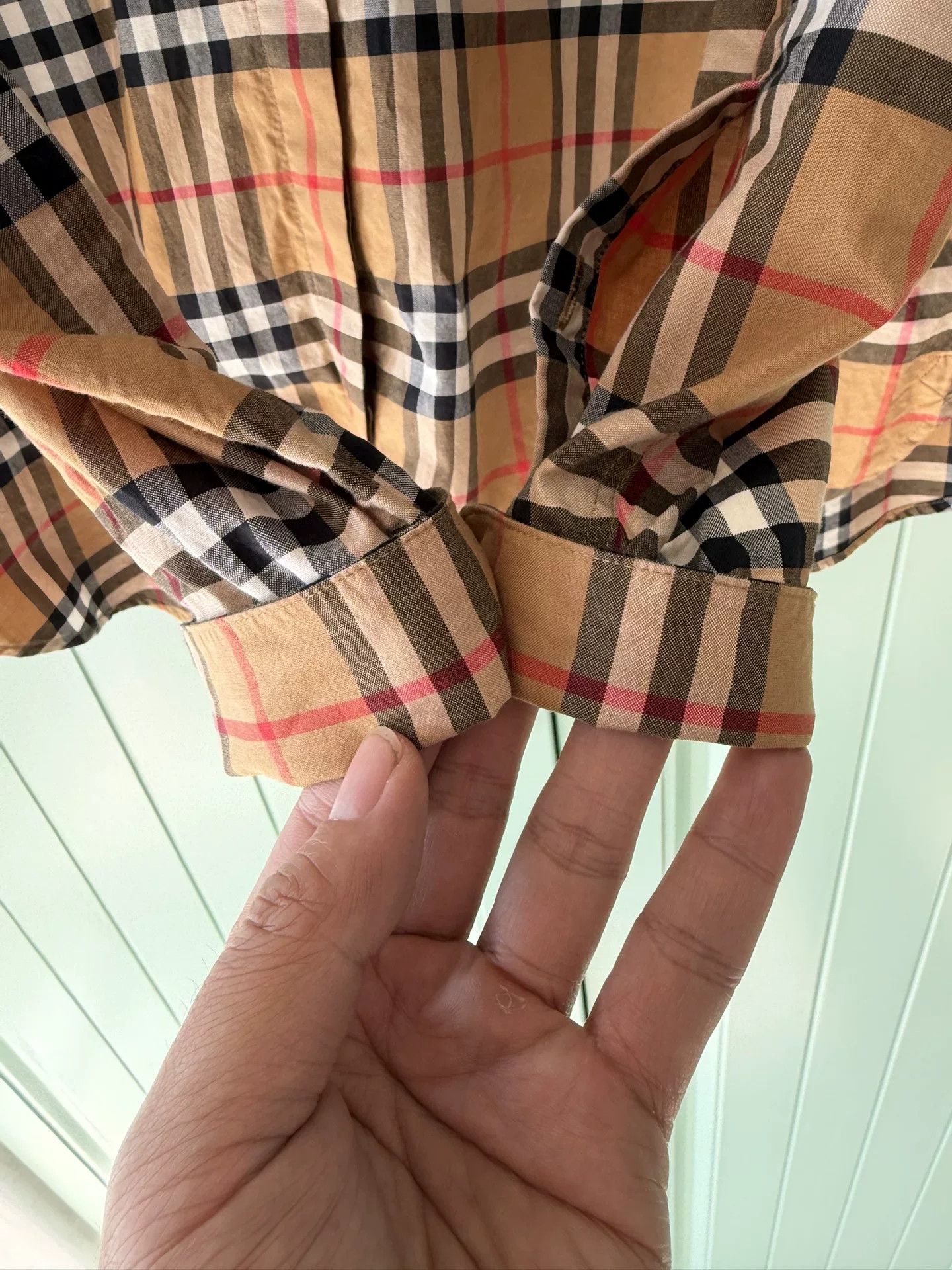 Burberry Burberry Classic Check Long-Sleeve Shirt Size M / US 6-8 / IT 42-44 - 9 Thumbnail