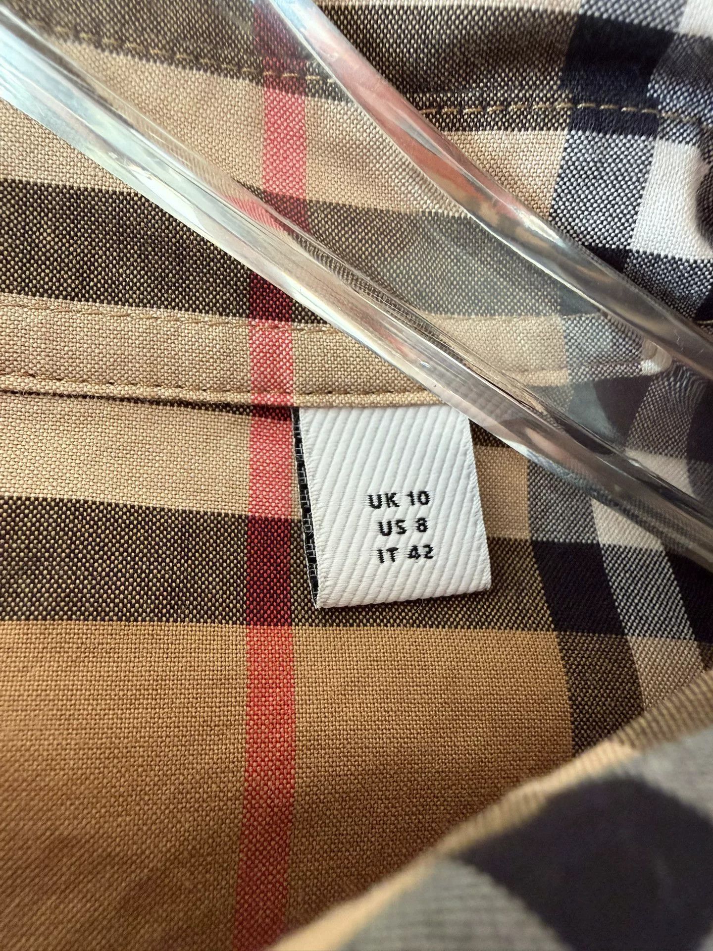 Burberry Burberry Classic Check Long-Sleeve Shirt Size M / US 6-8 / IT 42-44 - 4 Thumbnail