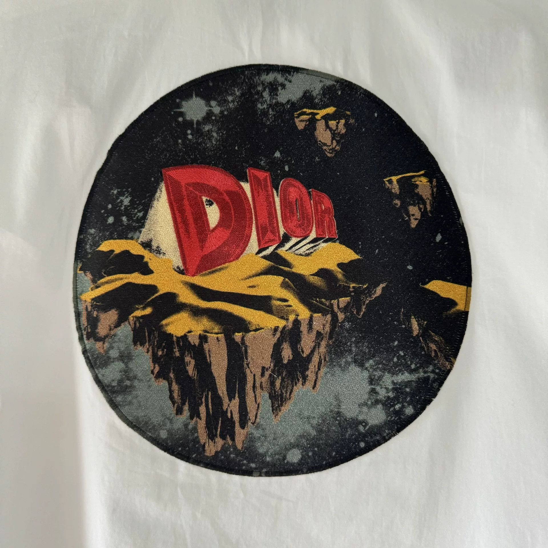 Dior Dior White Triangle Embroidery Shirt Size S / US 4 / IT 40 - 8 Thumbnail
