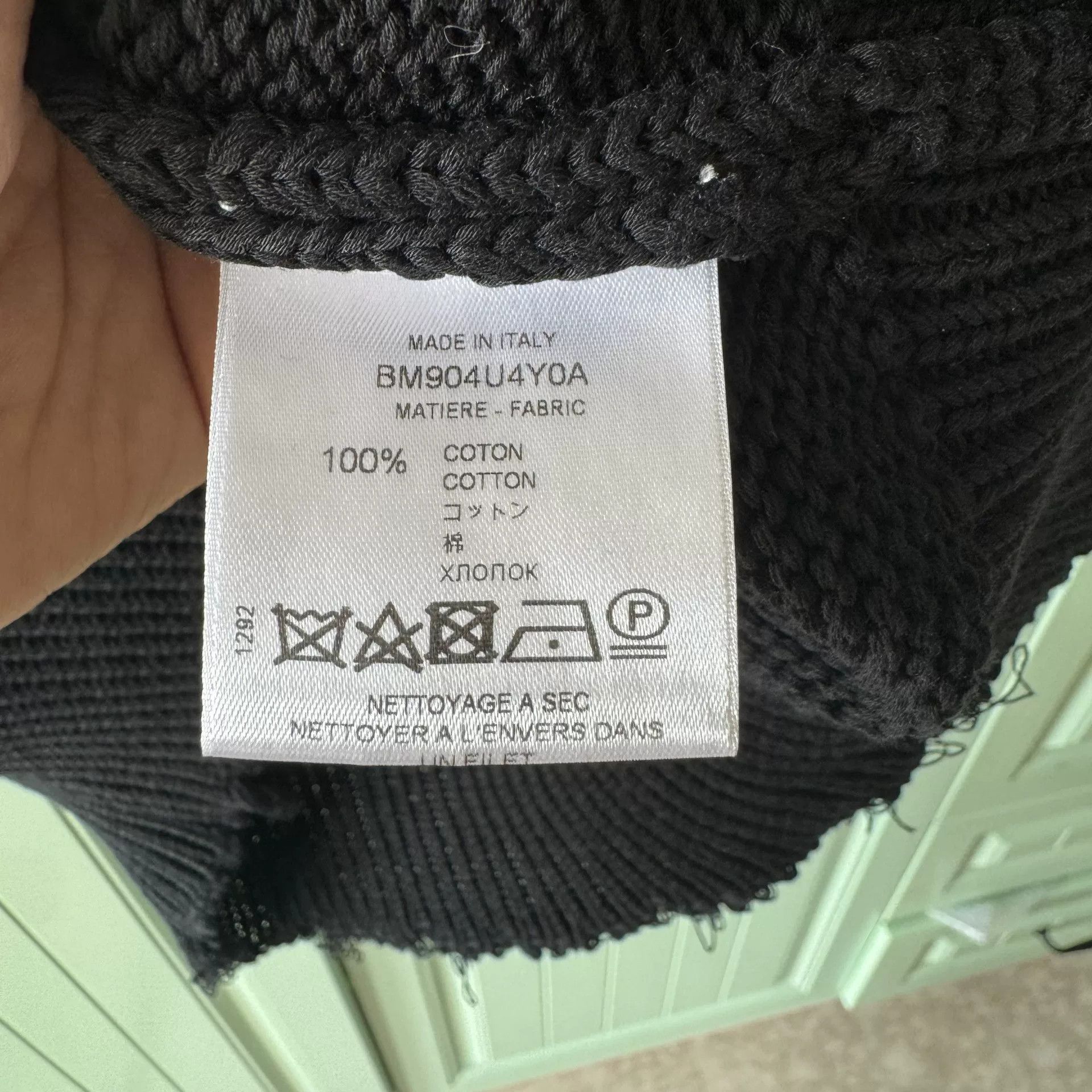 Givenchy Givenchy Black Four-Grid Logo Sweater Size US M / EU 48-50 / 2 - 4 Thumbnail