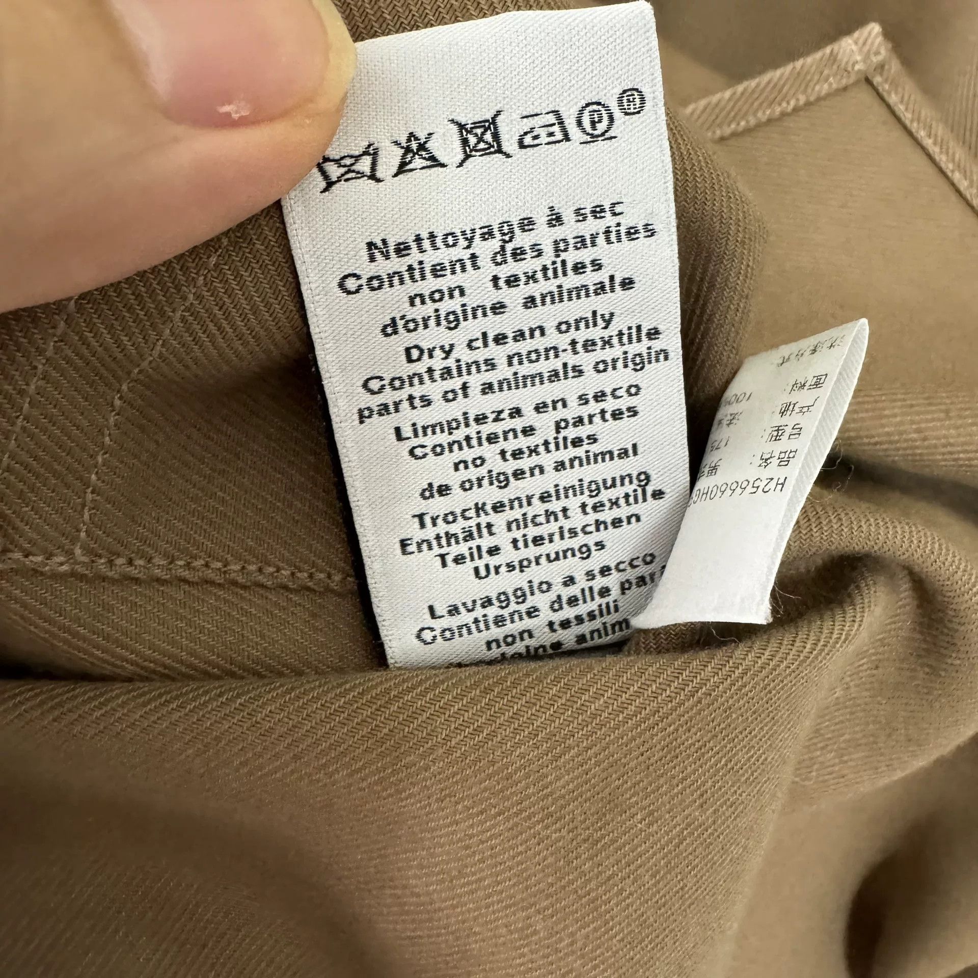 Hermes Hermes Men's Beige Cotton Shirt Jacket Size US XXS / EU 40 - 5 Thumbnail