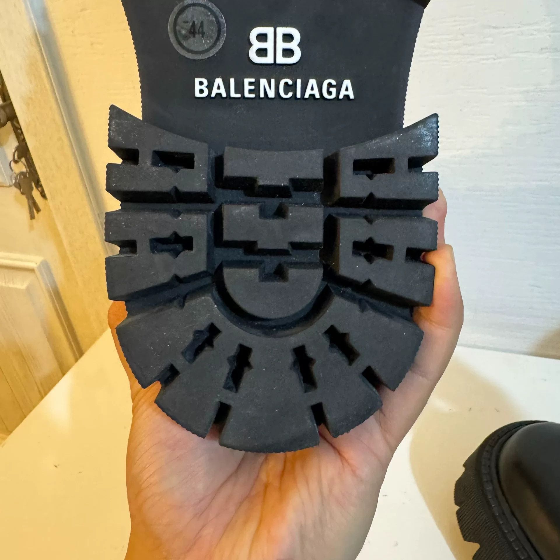 Balenciaga Balenciaga Tractor Lace-Up Leather Boots Size US 10 / EU 43 - 9 Thumbnail