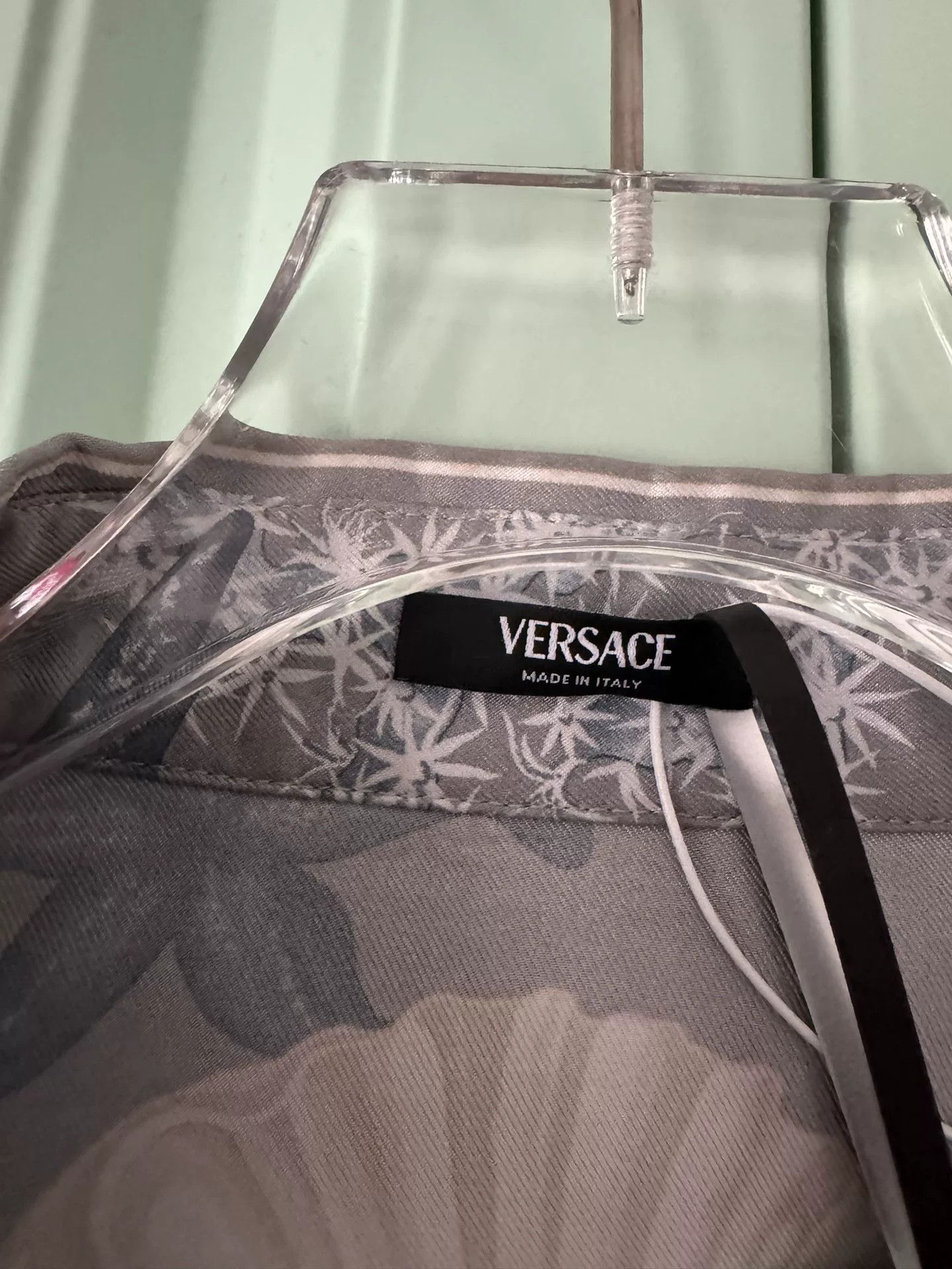 Versace Versace Starfish Shell Print Silk Shirt Size XS / US 0-2 / IT 36-38 - 3 Thumbnail