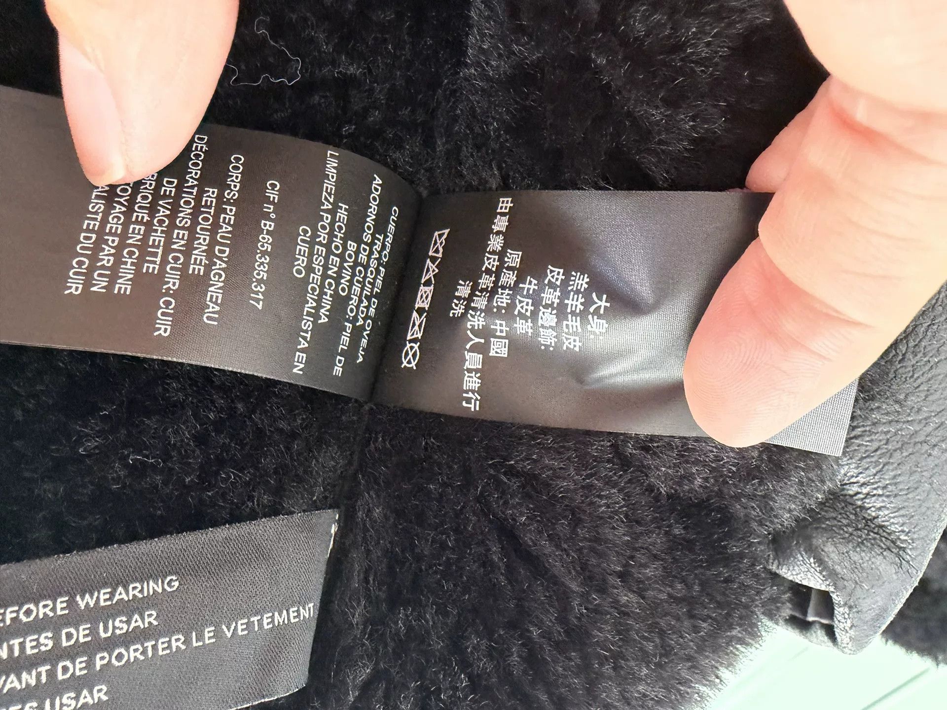 Coach COACH Black Shearling Pilot Jacket Size S / US 4 / IT 40 - 5 Thumbnail