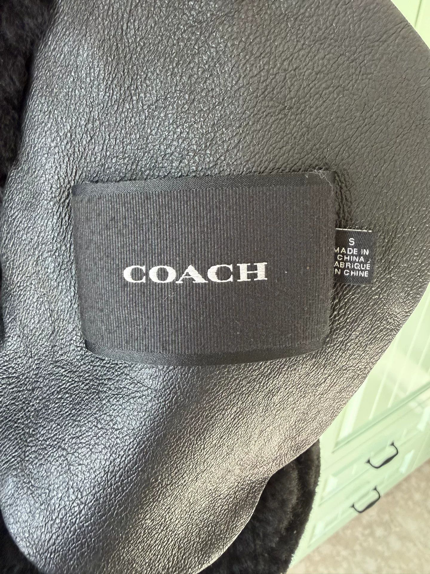 Coach COACH Black Shearling Pilot Jacket Size S / US 4 / IT 40 - 3 Thumbnail